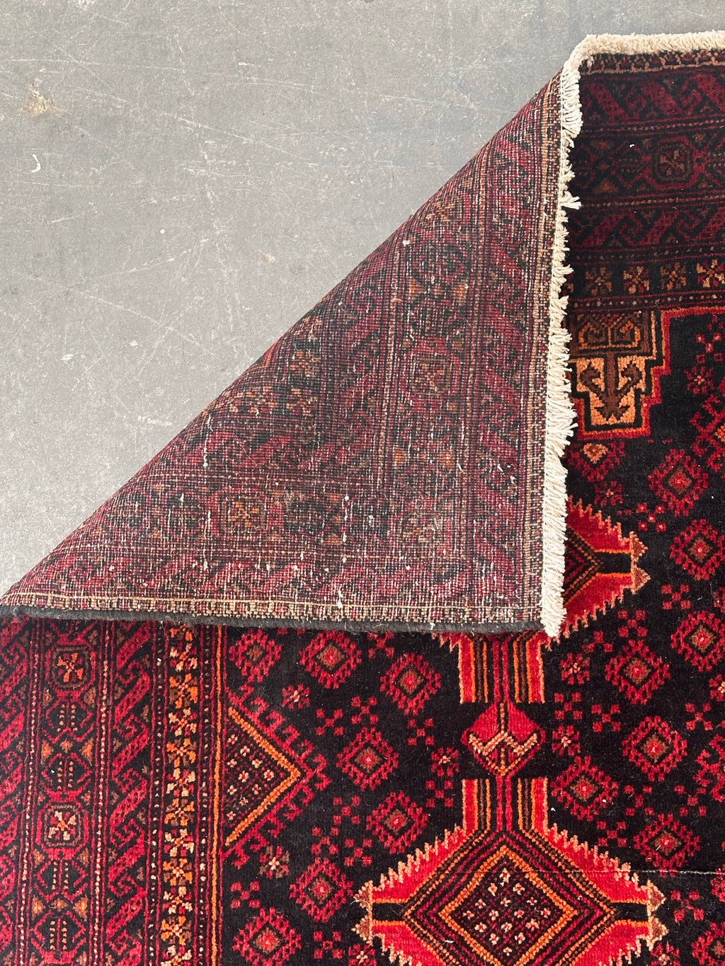 Tapis vintage perse en longueur