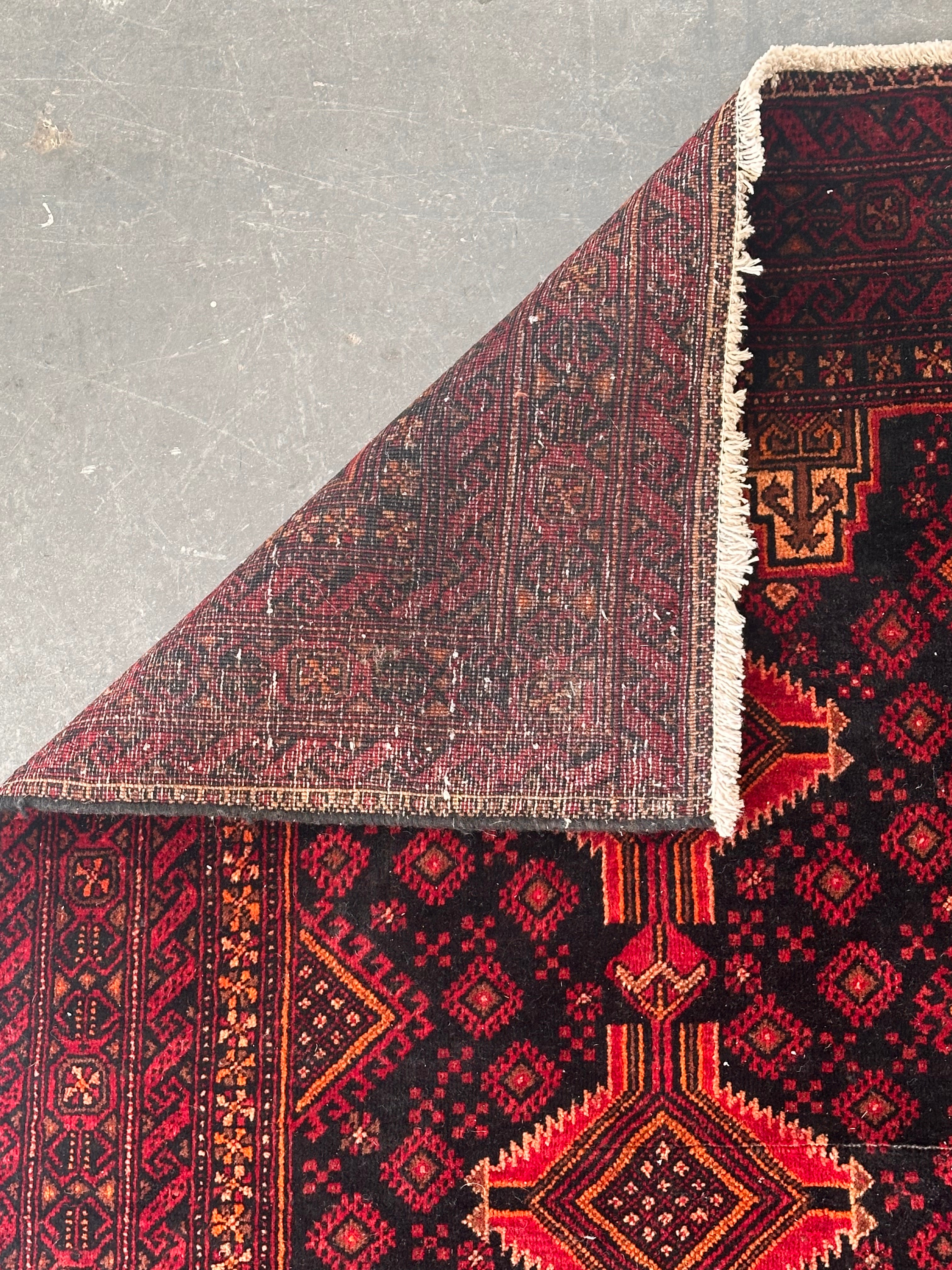 Tapis vintage perse en longueur