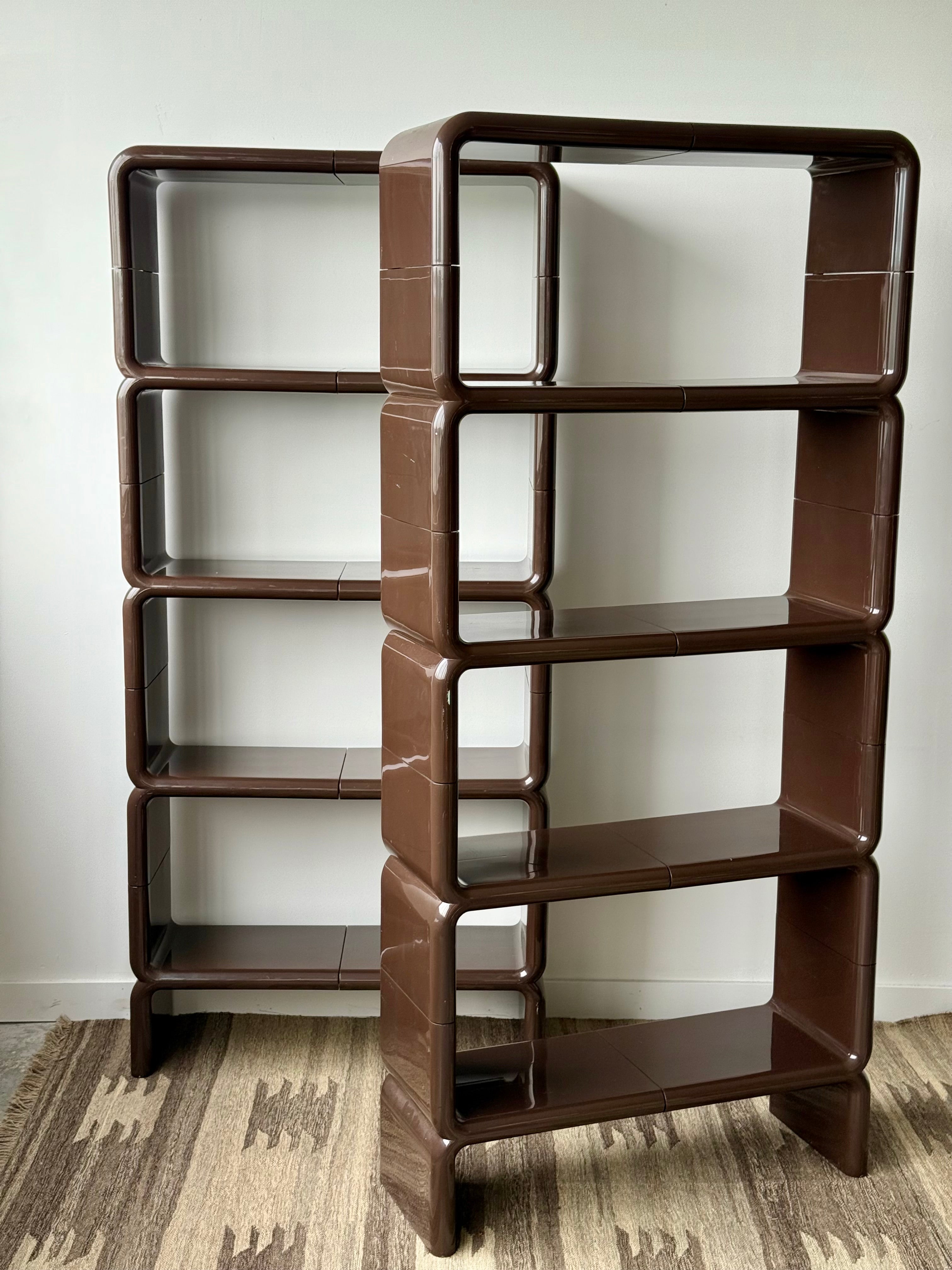 Bibliothèque modulaire Umbo par Kay Leroy Ruggles pour Directional, 1970s