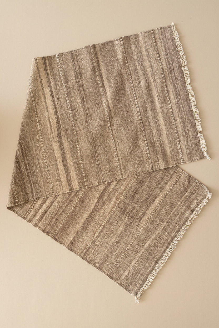 Tapis de couloir "Kilim" plat tissé à la main, style Navajo