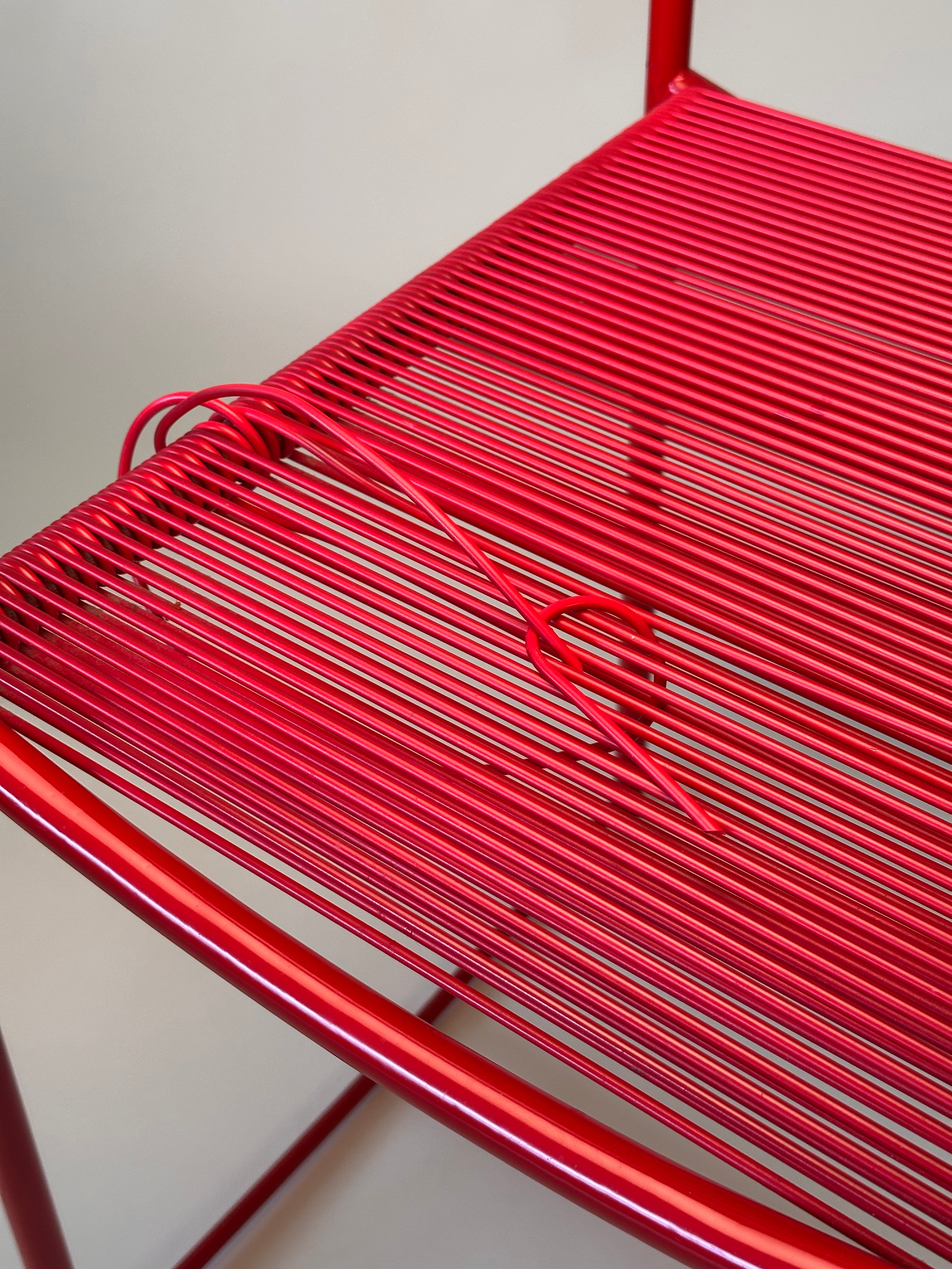 Set de 6 chaises spaghetti par Giandomenico Belotti pour Alias