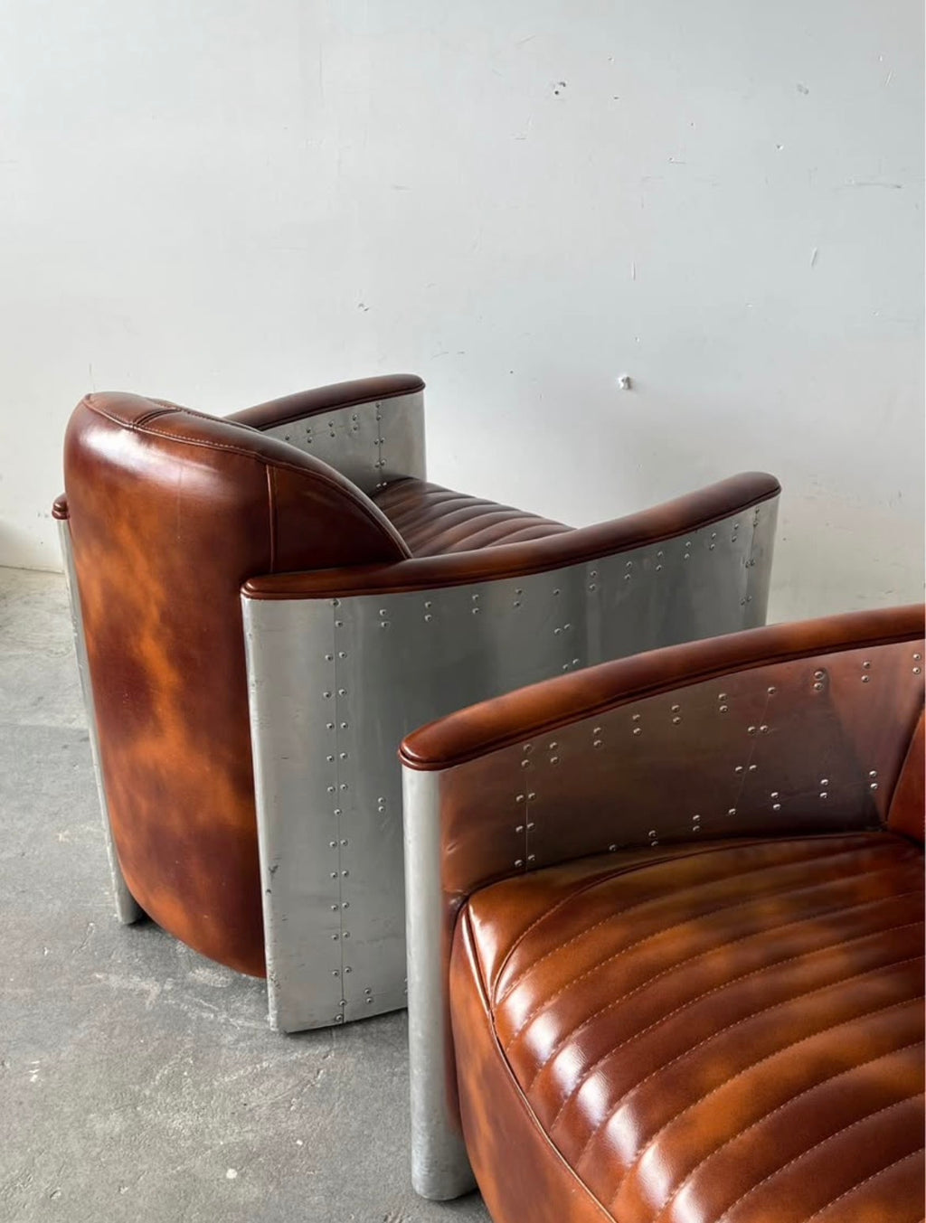 Chaise de lounge Aviateur en aluminium
