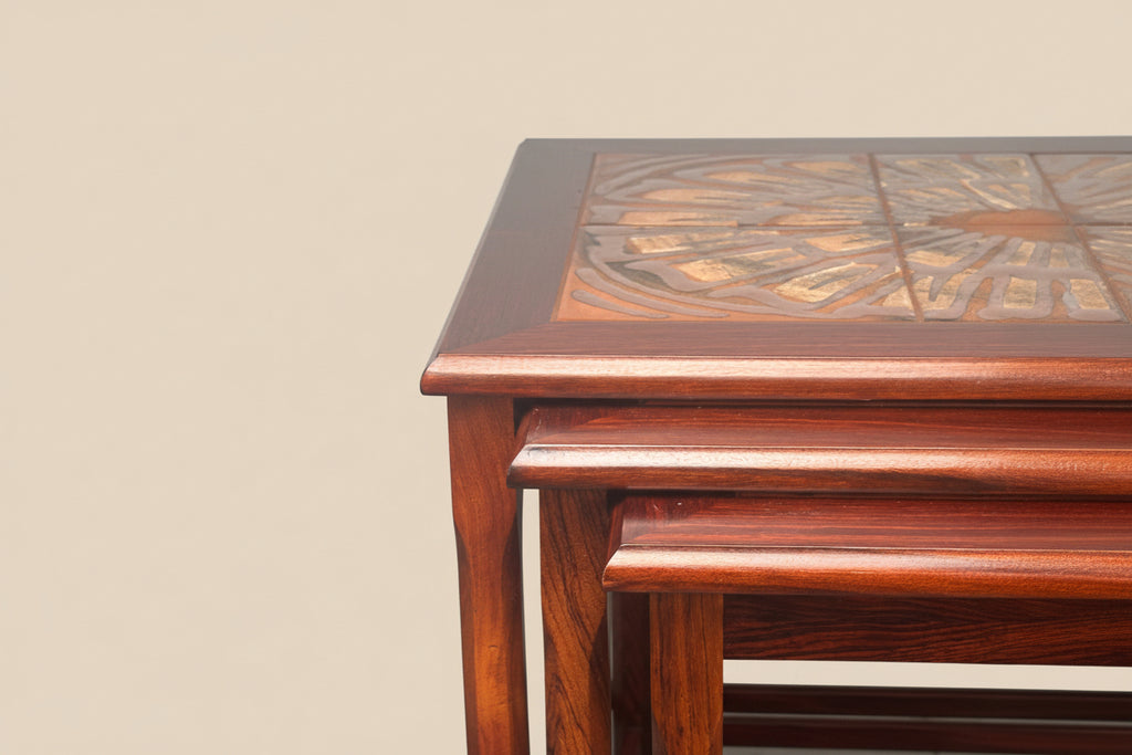 Tables gigognes par Møbelfabrikken Toften, Danemark, 1960s