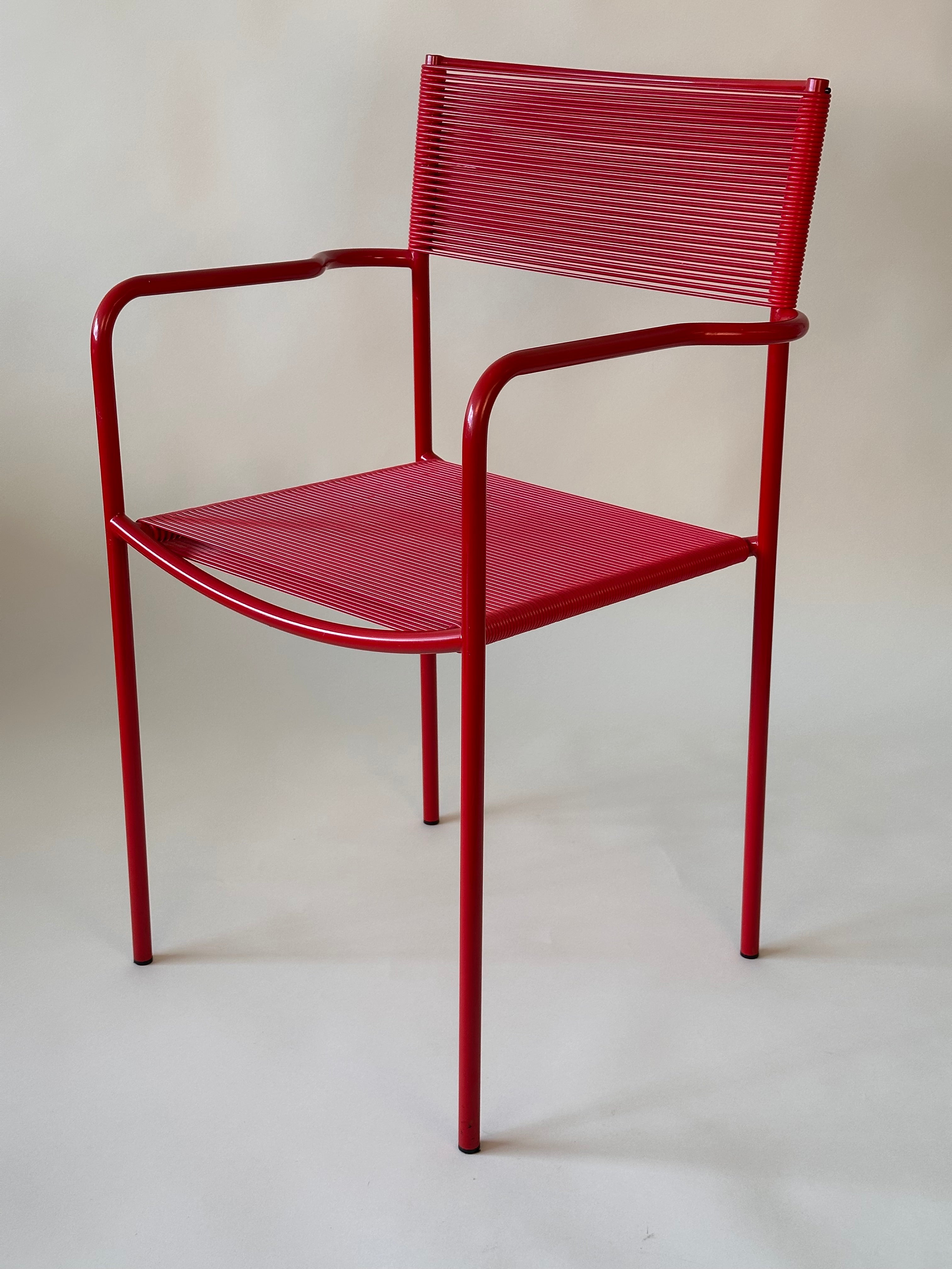 Set de 6 chaises spaghetti par Giandomenico Belotti pour Alias