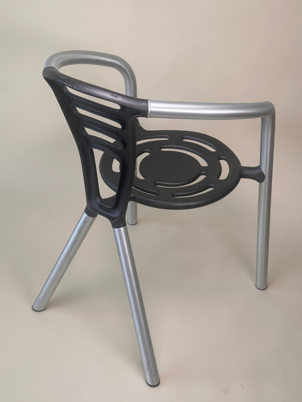 Chaise "Boulevard" en aluminium par Ferdinand Alexander Porsche pour Ycami Edizioni