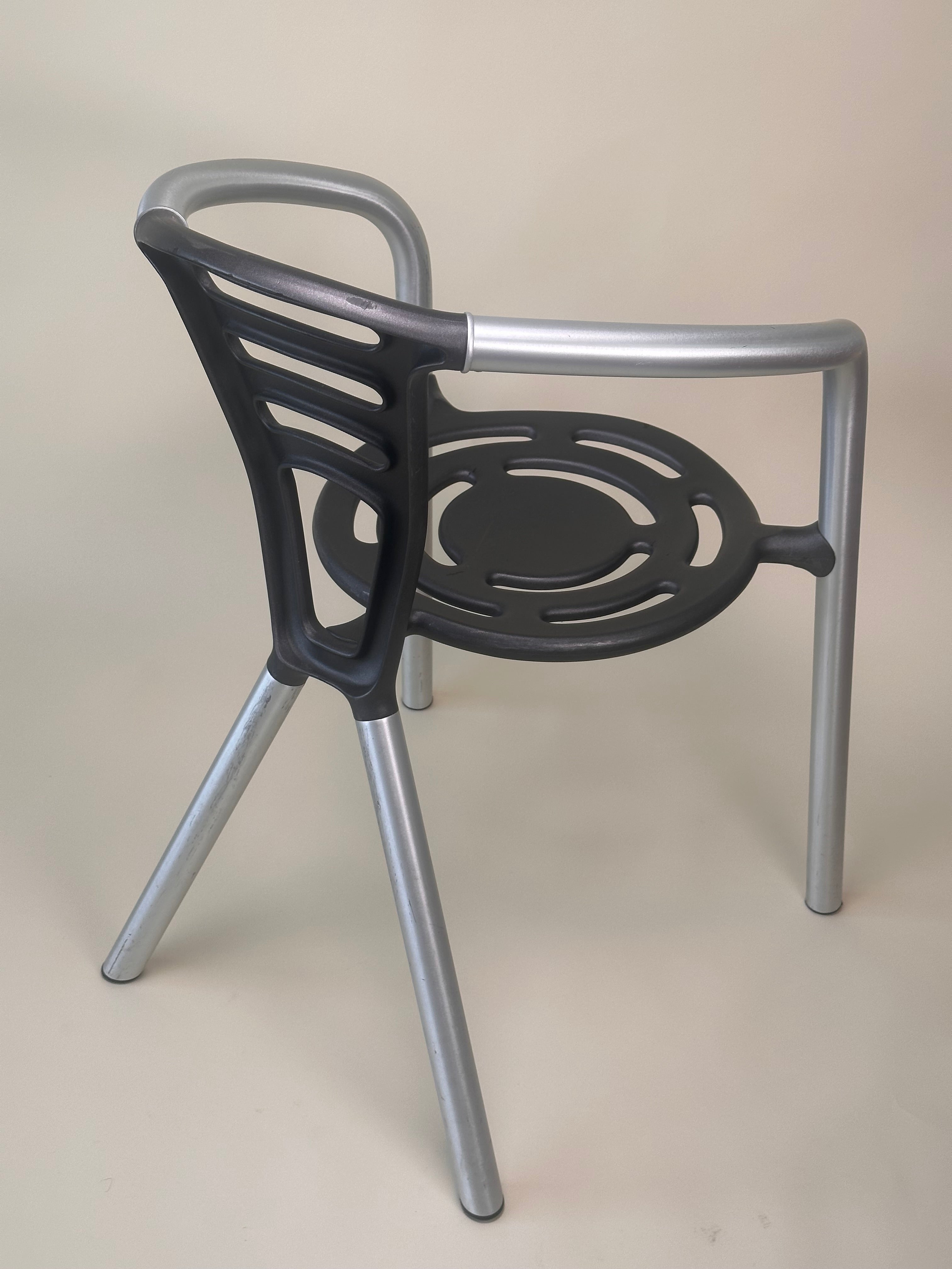 Chaise "Boulevard" en aluminium par Ferdinand Alexander Porsche pour Ycami Edizioni