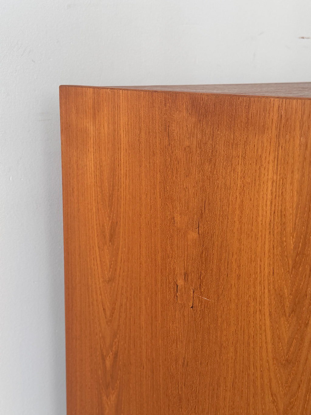 Vanité mid century en bois de teck