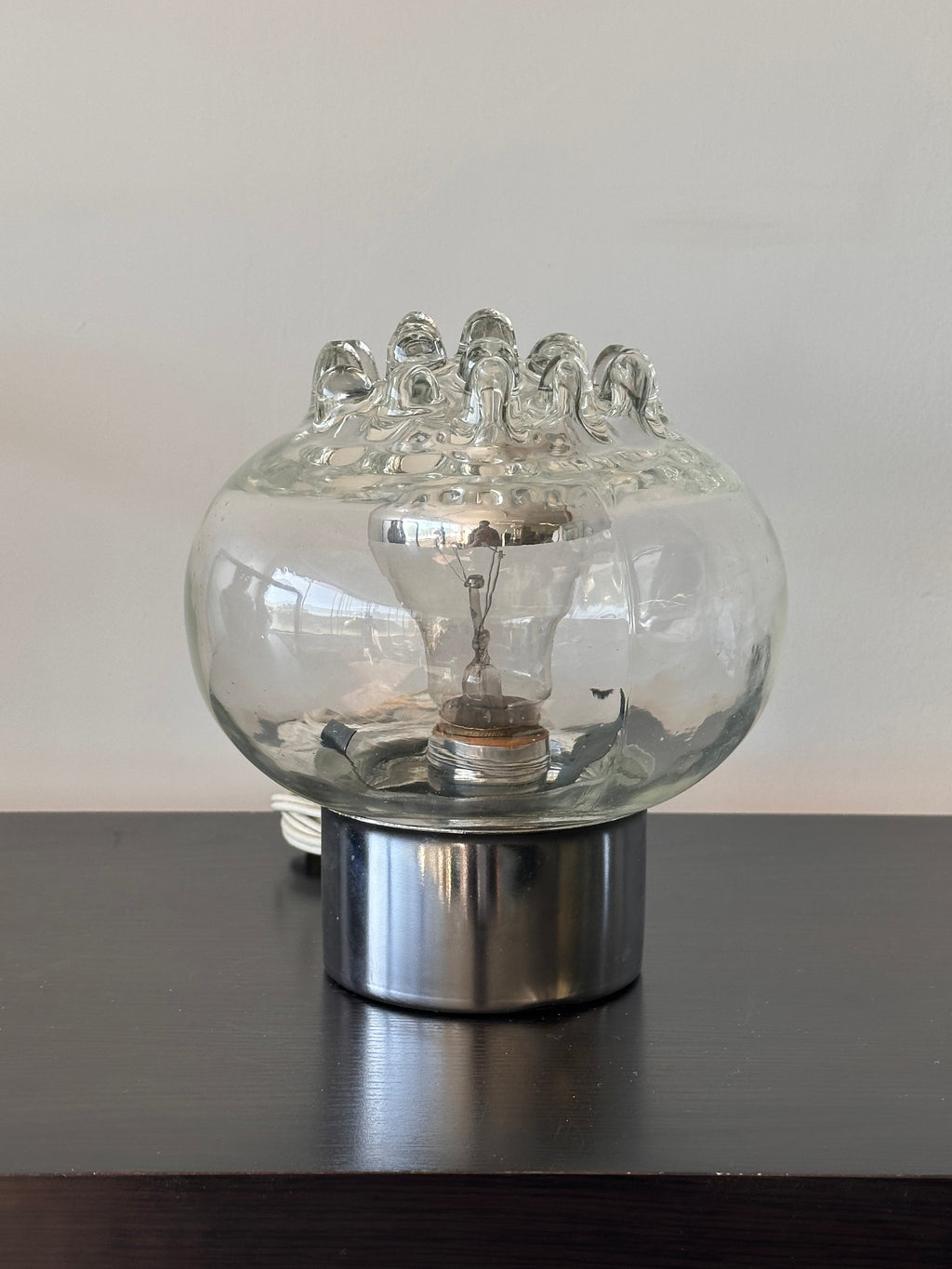 Lampe de table en verre de Murano, 1970s