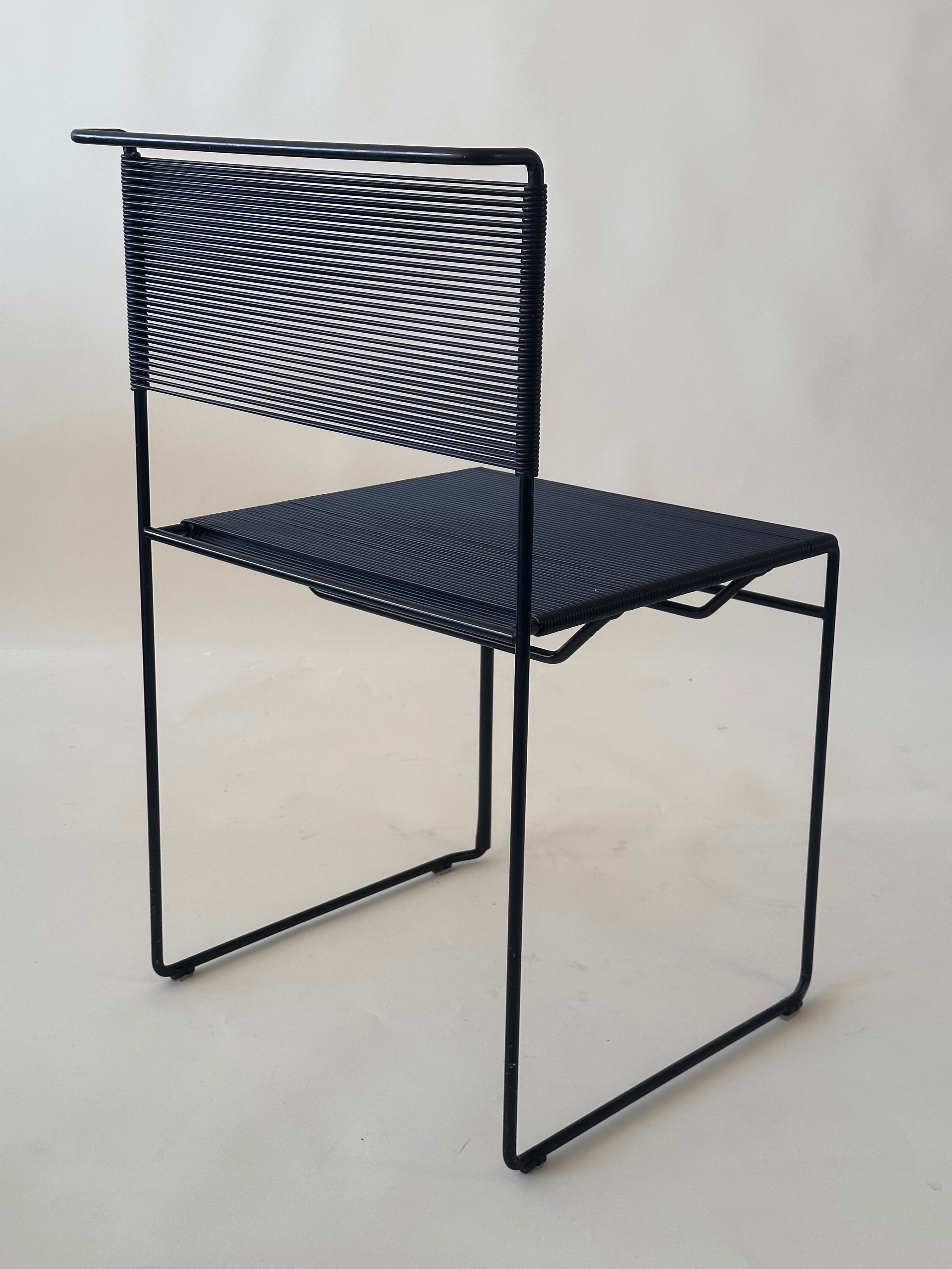 Set de 4 chaises « Spaghetti » par Giandomenico Belotti pour FlyLine, 1970s