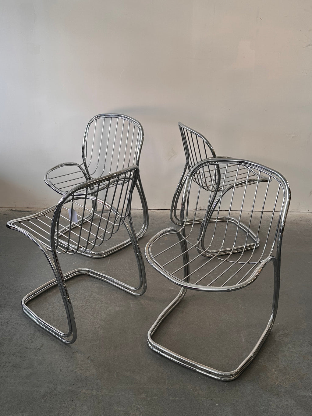 Set de 4 chaises dans le style Gastone Rinaldi pour Rima, 1910