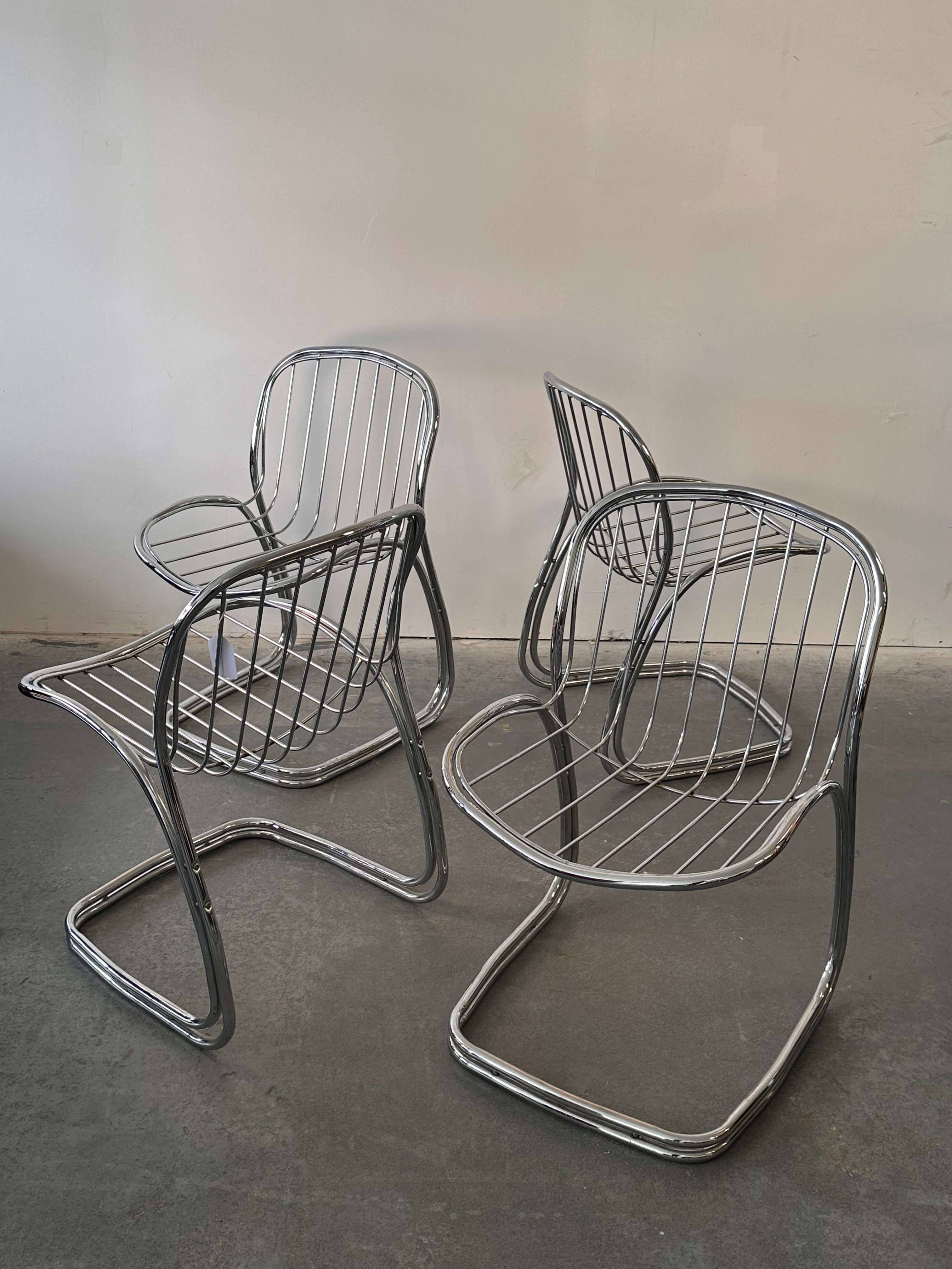 Set de 4 chaises dans le style Gastone Rinaldi pour Rima, 1910