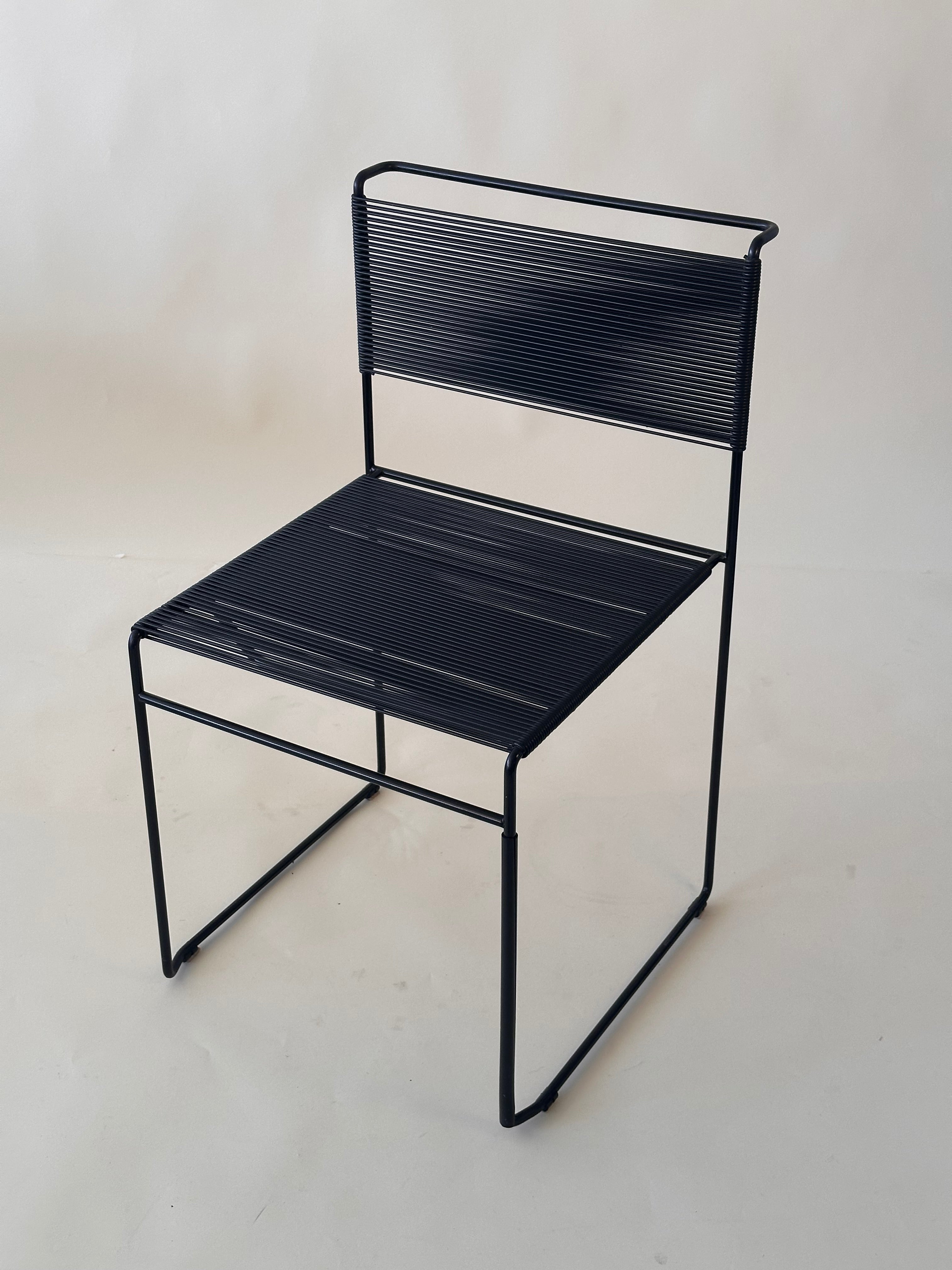 Set de 4 chaises « Spaghetti » par Giandomenico Belotti pour FlyLine, 1970s