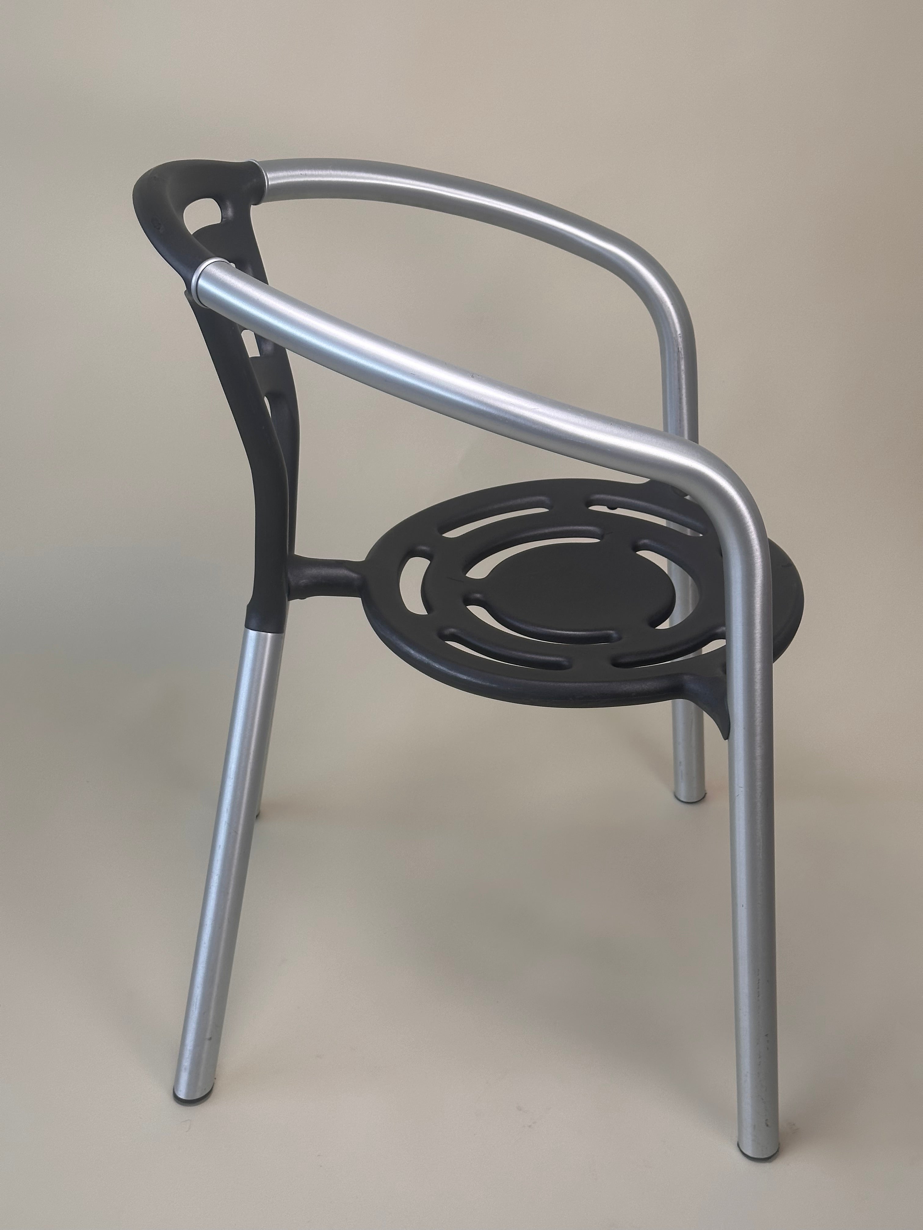 Chaise "Boulevard" en aluminium par Ferdinand Alexander Porsche pour Ycami Edizioni