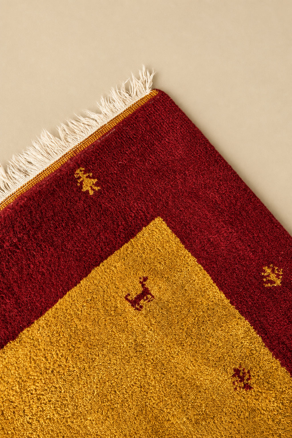 Tapis "Indo-Gabbeh" en laine par IKEA, 1990s