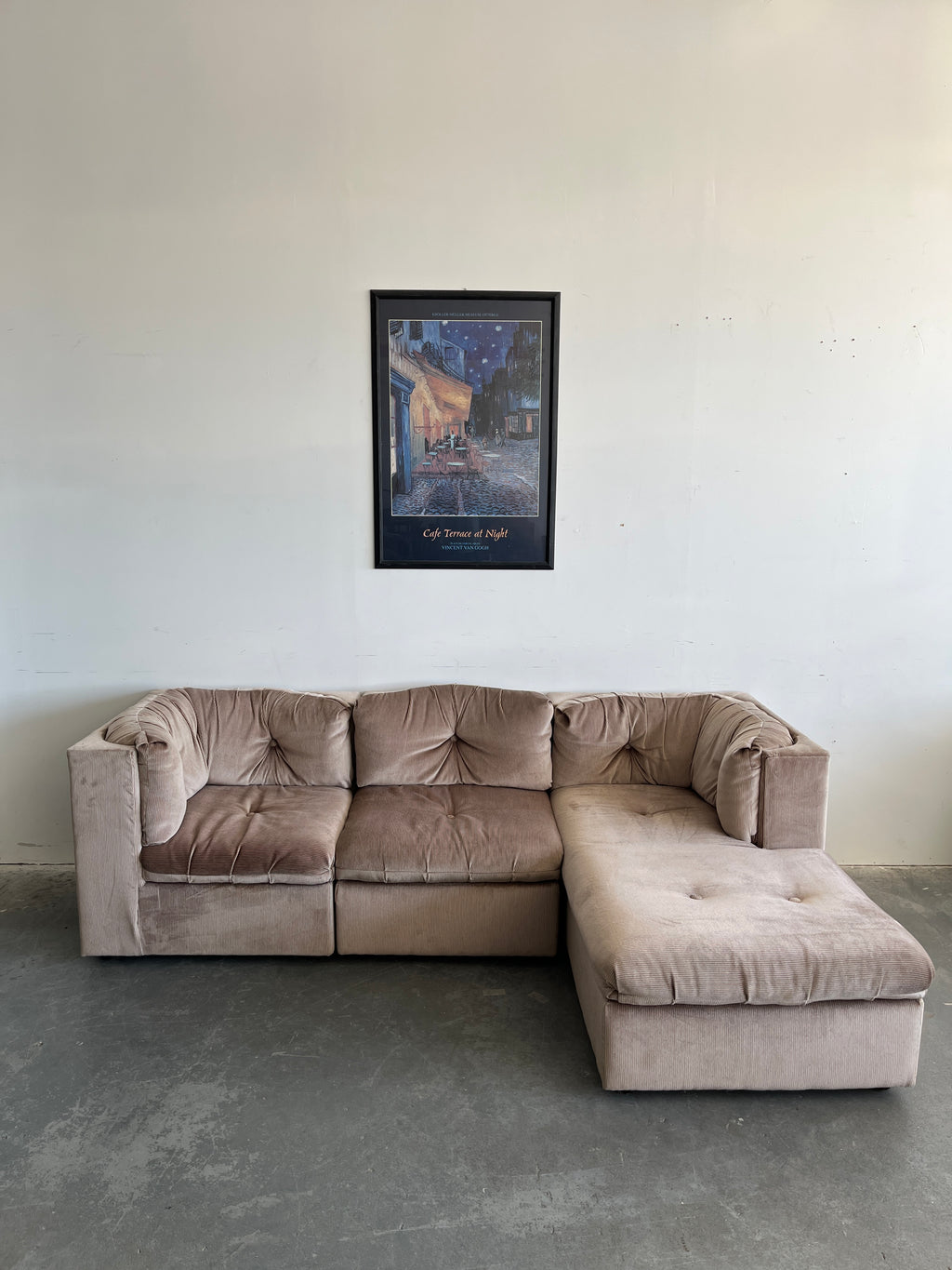 Divan modulaire vintage 6 morceaux par VicLine