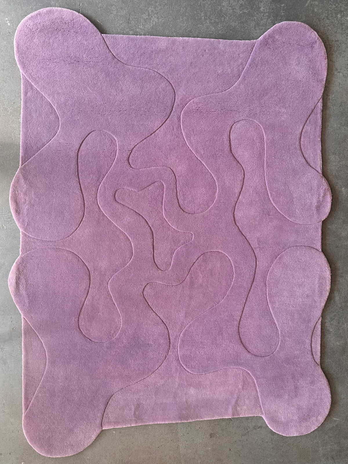 Tapis "Oops" par Mush Studios, en laine de Nouvelle-Zélande, 2021