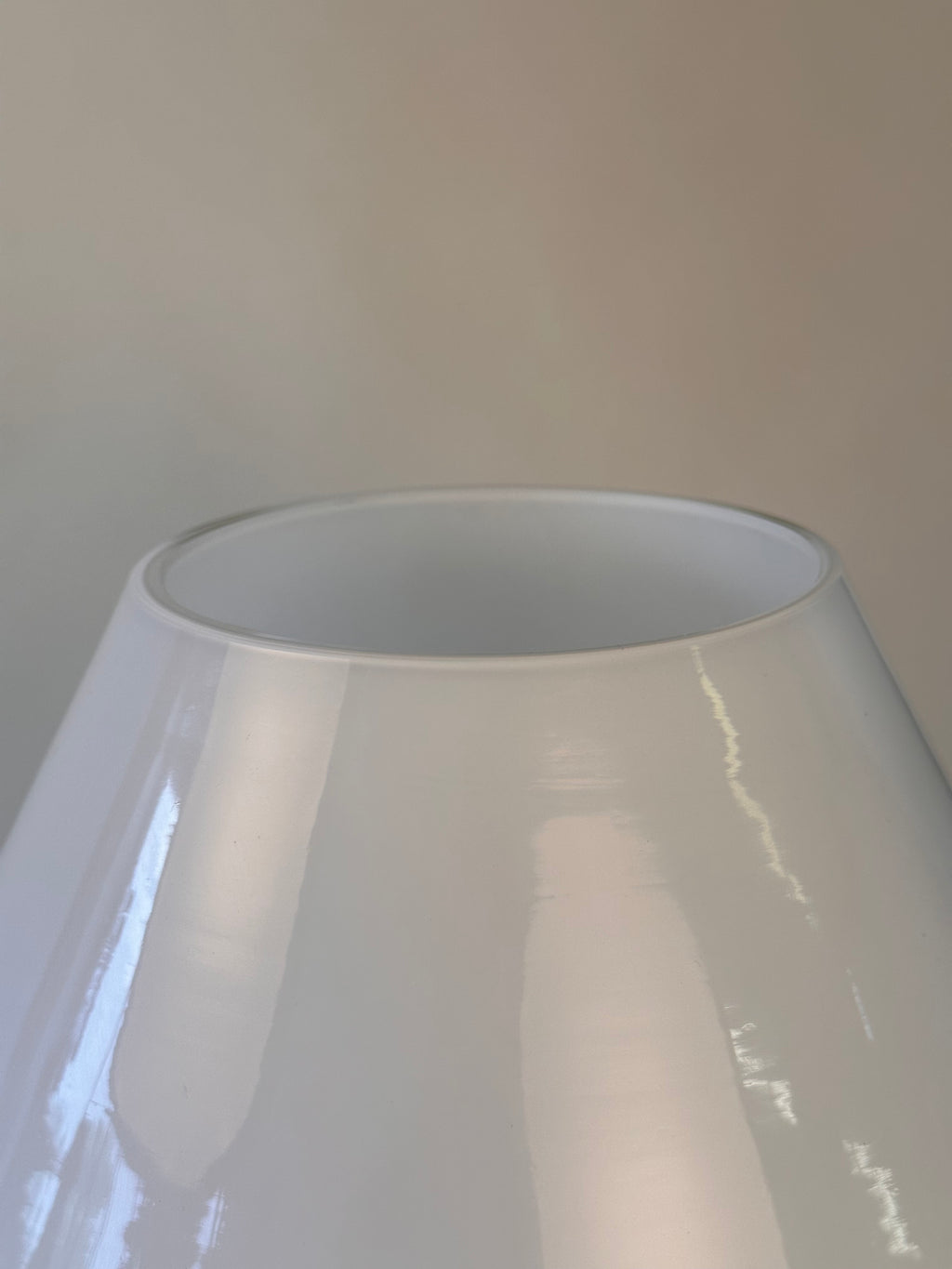 Lampe de table "champignon" en verre de Murano