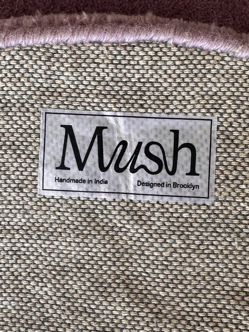 "Oops" rug by Mush Studios, in New Zealand wool, 2021