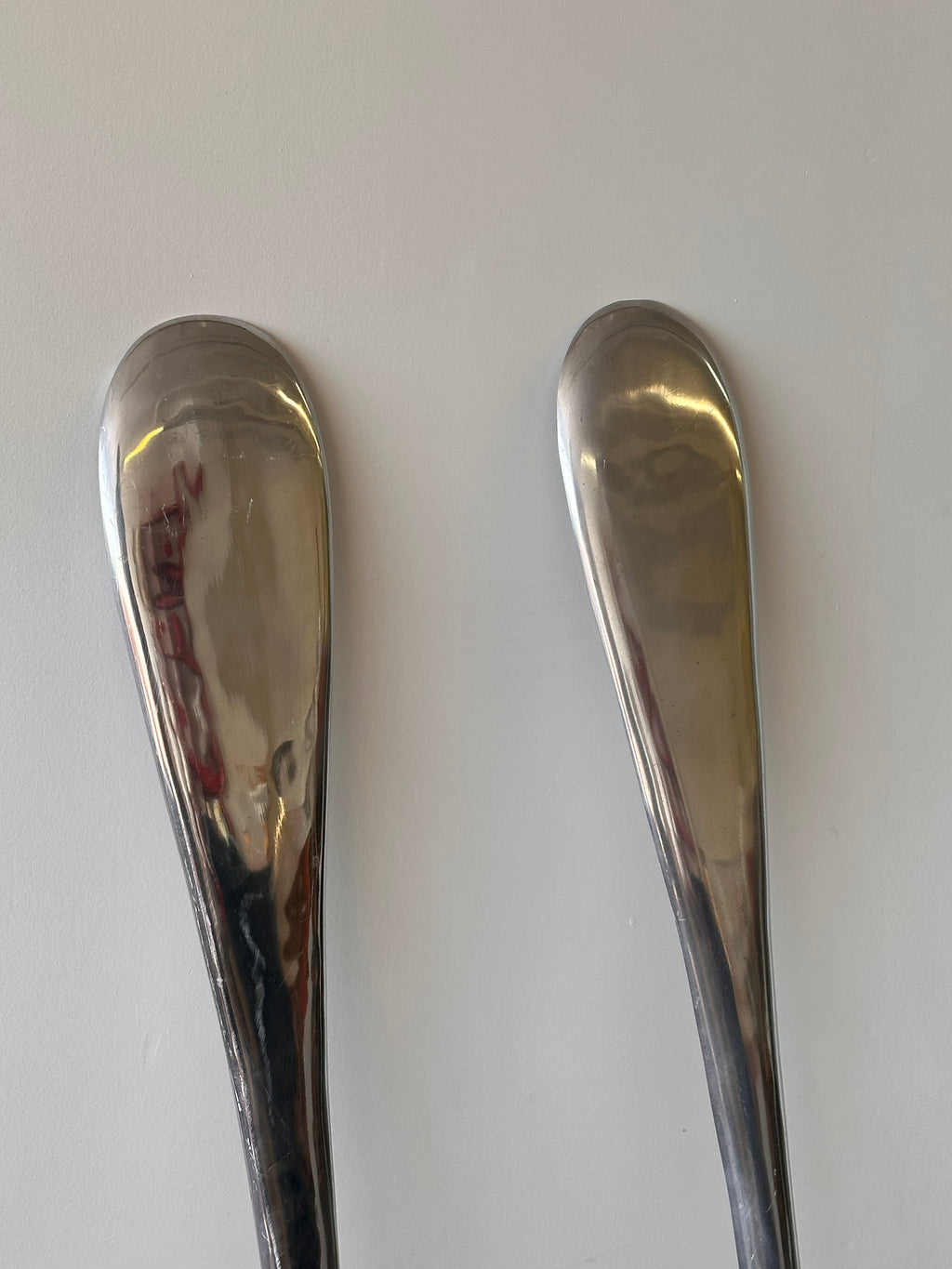Ensemble de fourchette et cuillère géantes en métal par Curtis Jeré pour Artisan House, 1970s