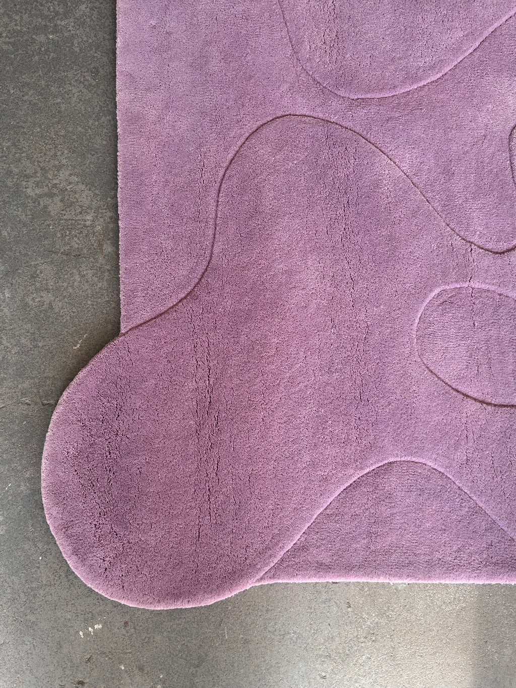 "Oops" rug by Mush Studios, in New Zealand wool, 2021