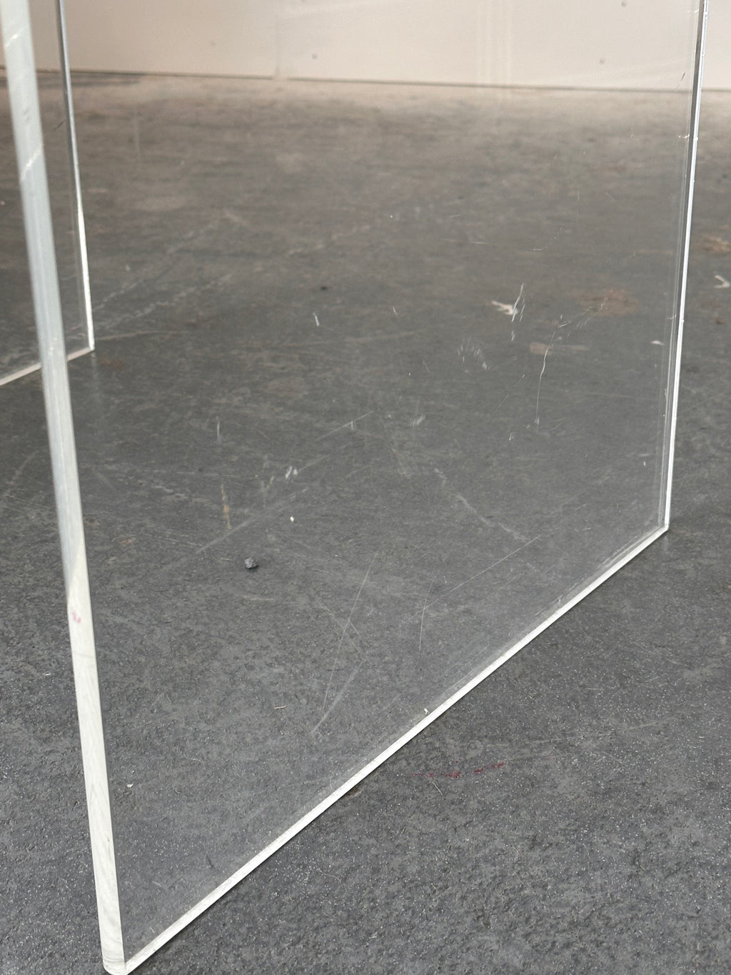 Set 3 tables gigognes en plexiglas