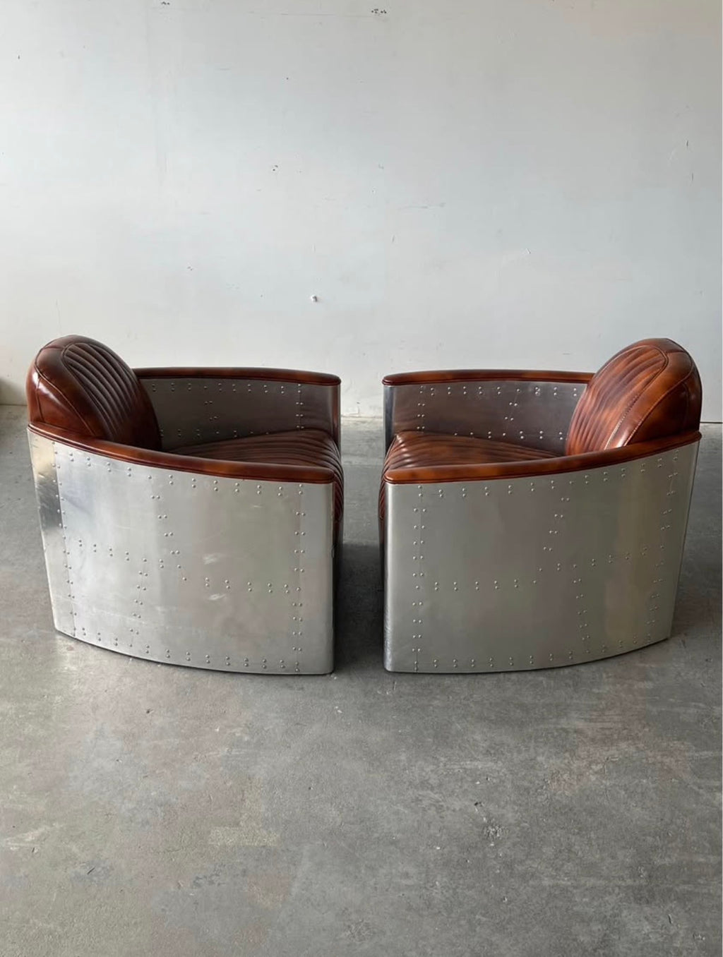 Chaise de lounge Aviateur en aluminium