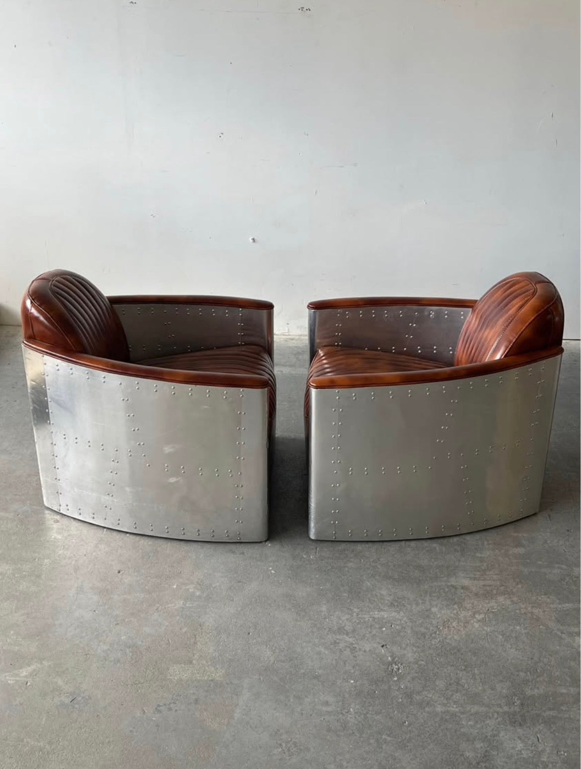 Chaise de lounge Aviateur en aluminium