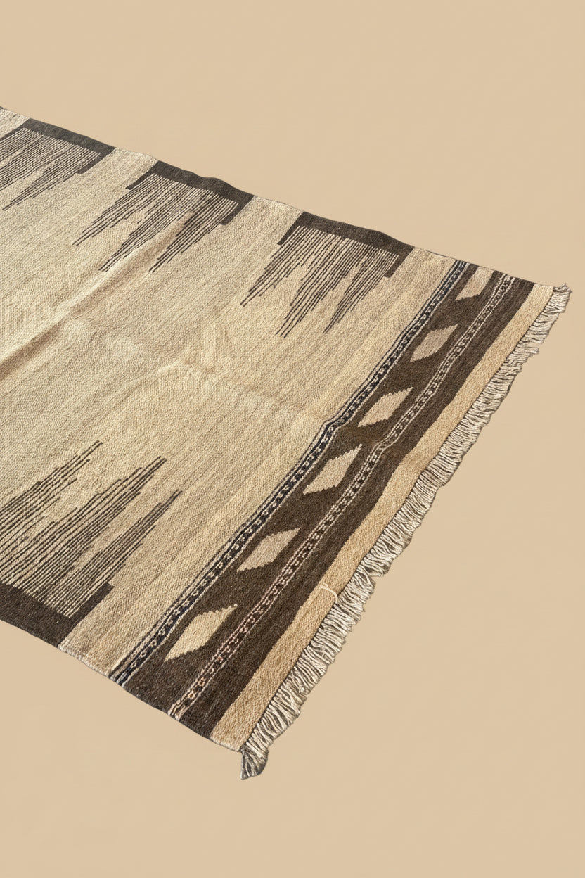 tapis "Kilim" plat tissé à la main, style Navajo