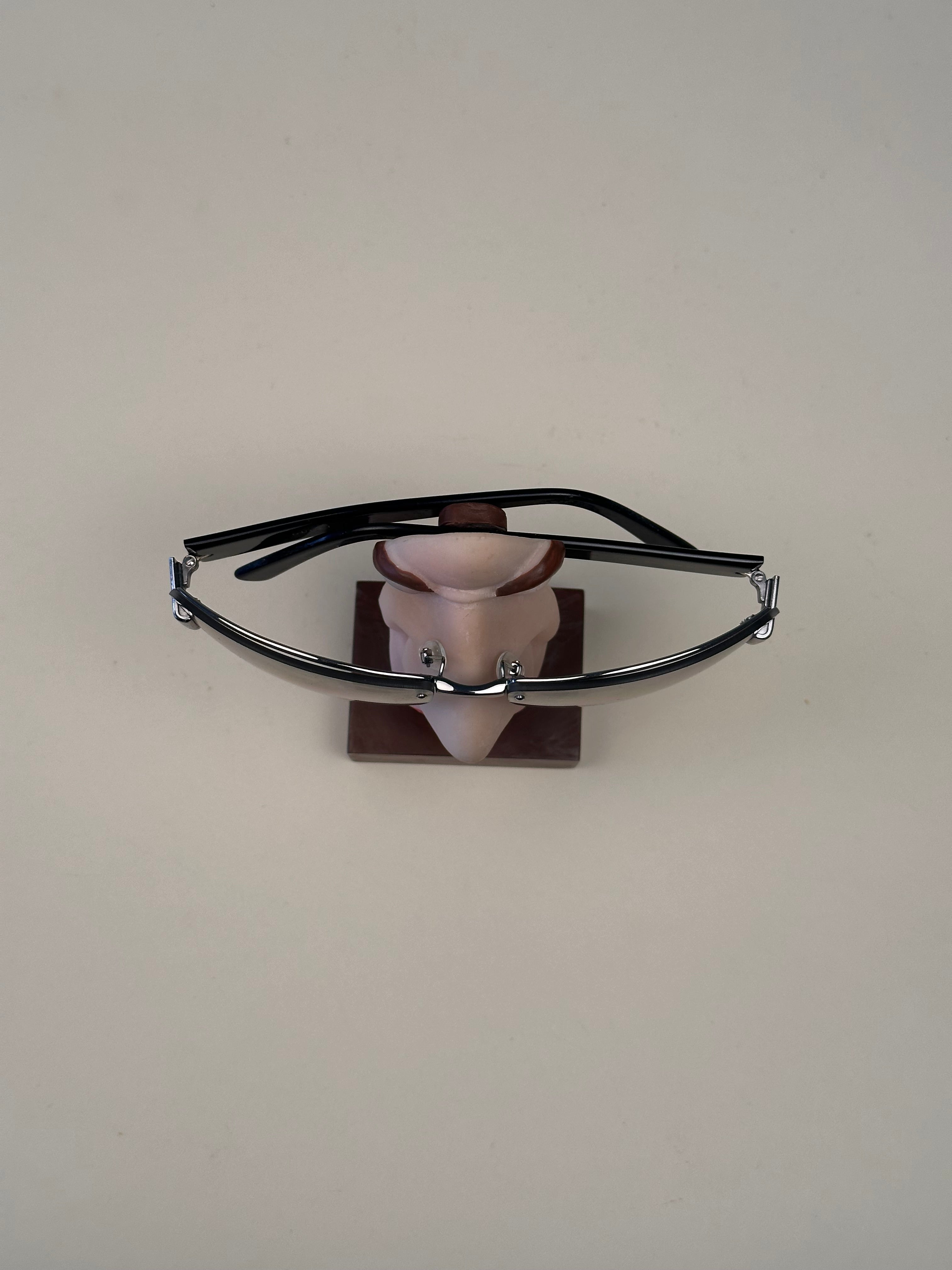 Set de 4 supports à lunettes visage caricatural, vintage