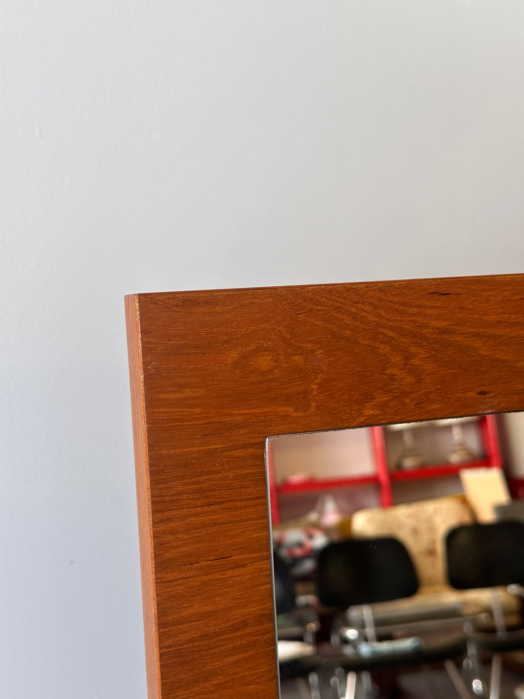 Vanité mid century en bois teck