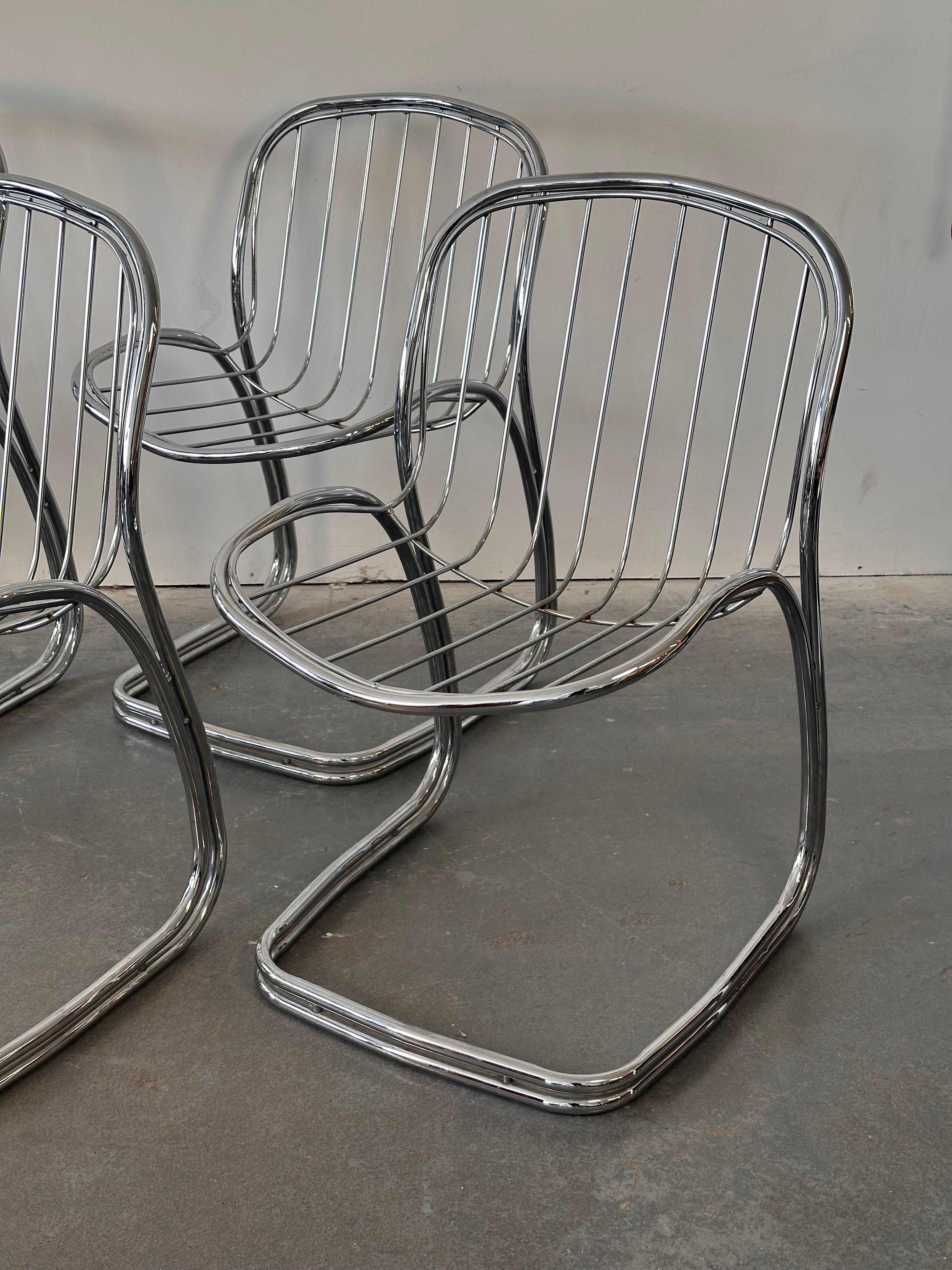 Set de 4 chaises dans le style Gastone Rinaldi pour Rima, 1910