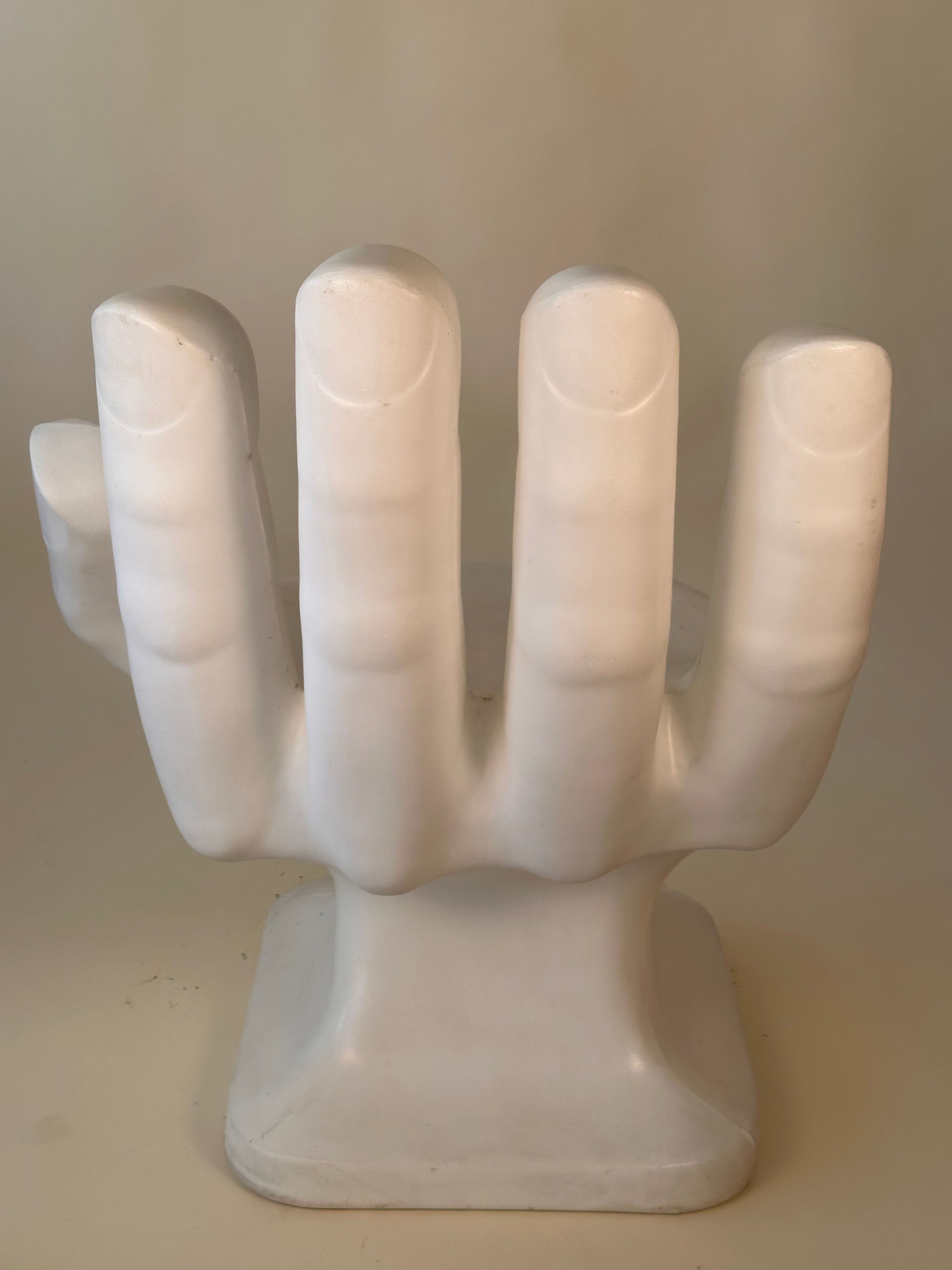 Chaise « Main » en plastique par RMIC, 1970s