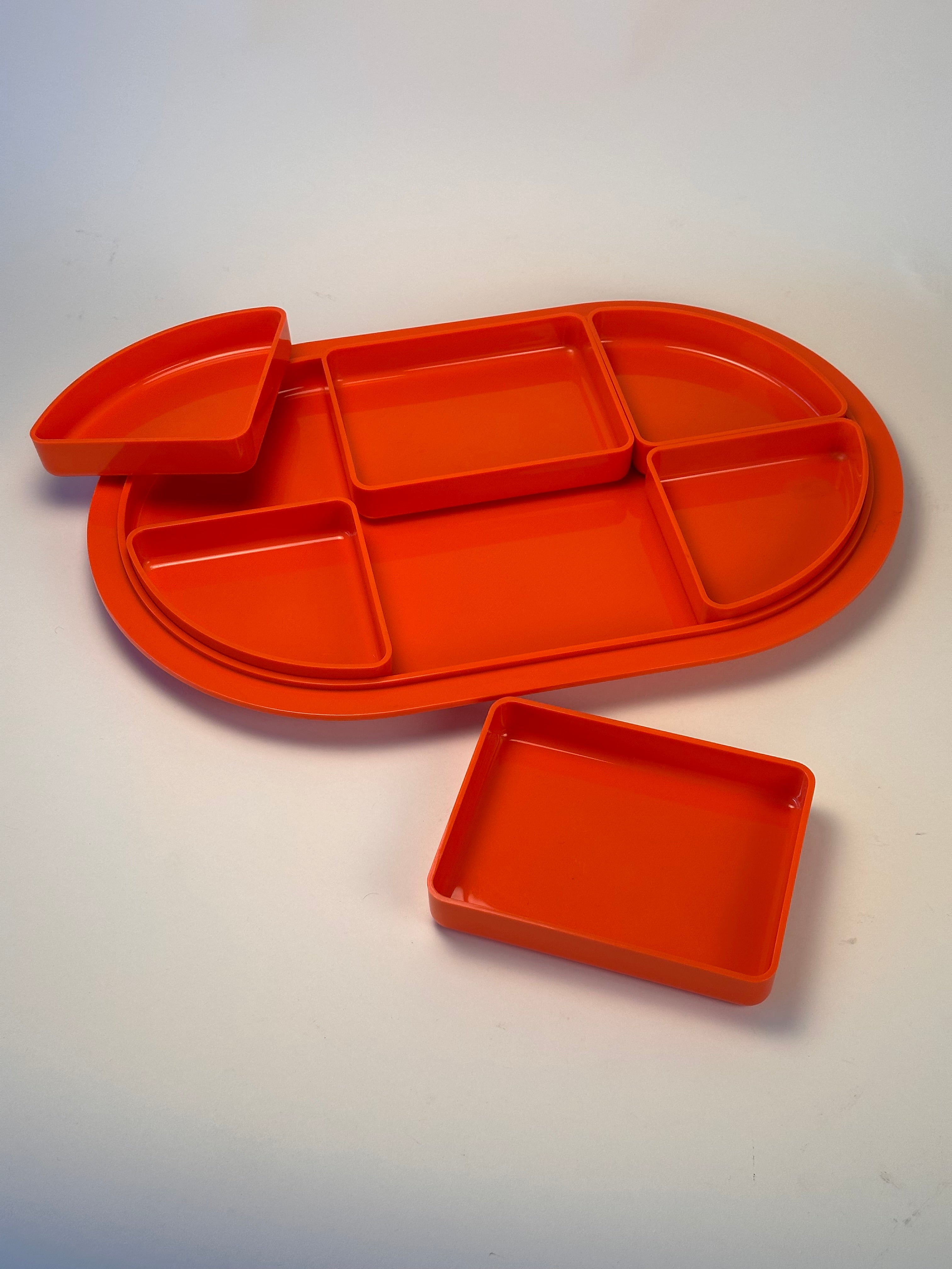 Ensemble de plateaux de service par André Morin fait au Québec