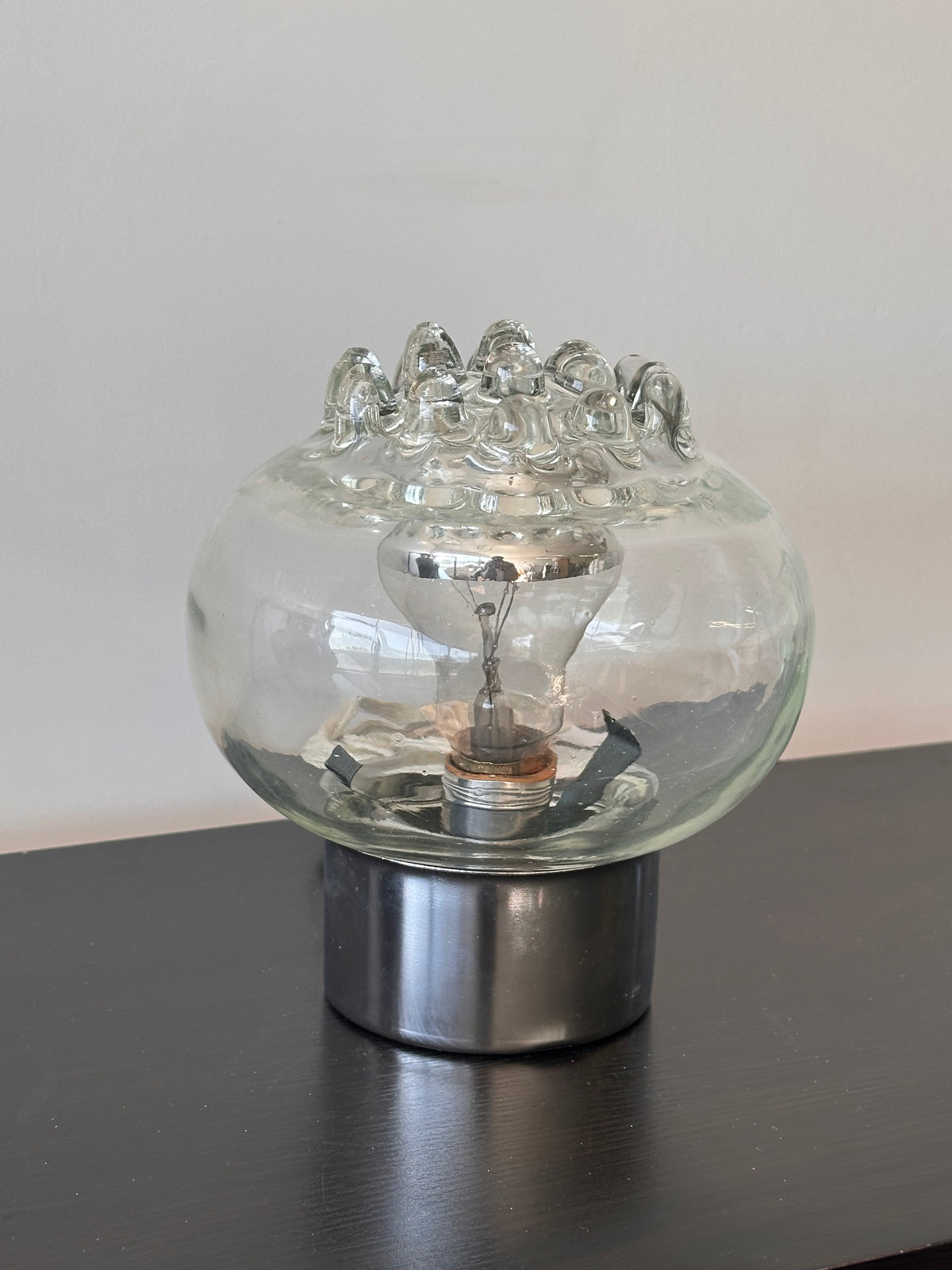 Lampe de table en verre de Murano, 1970s