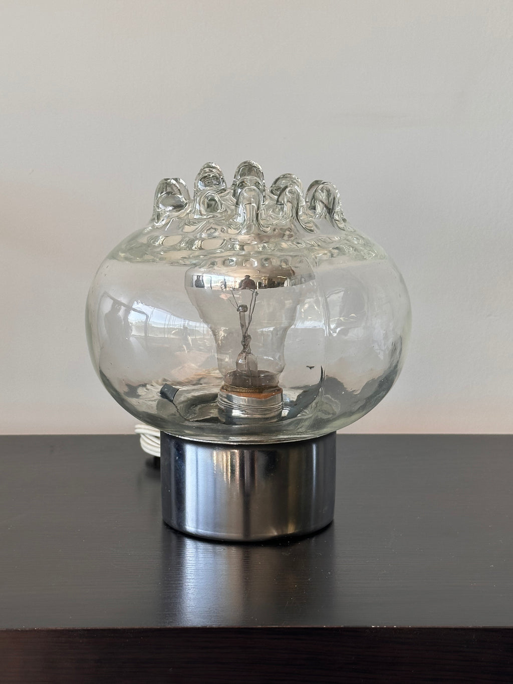 Lampe de table en verre de Murano, 1970s