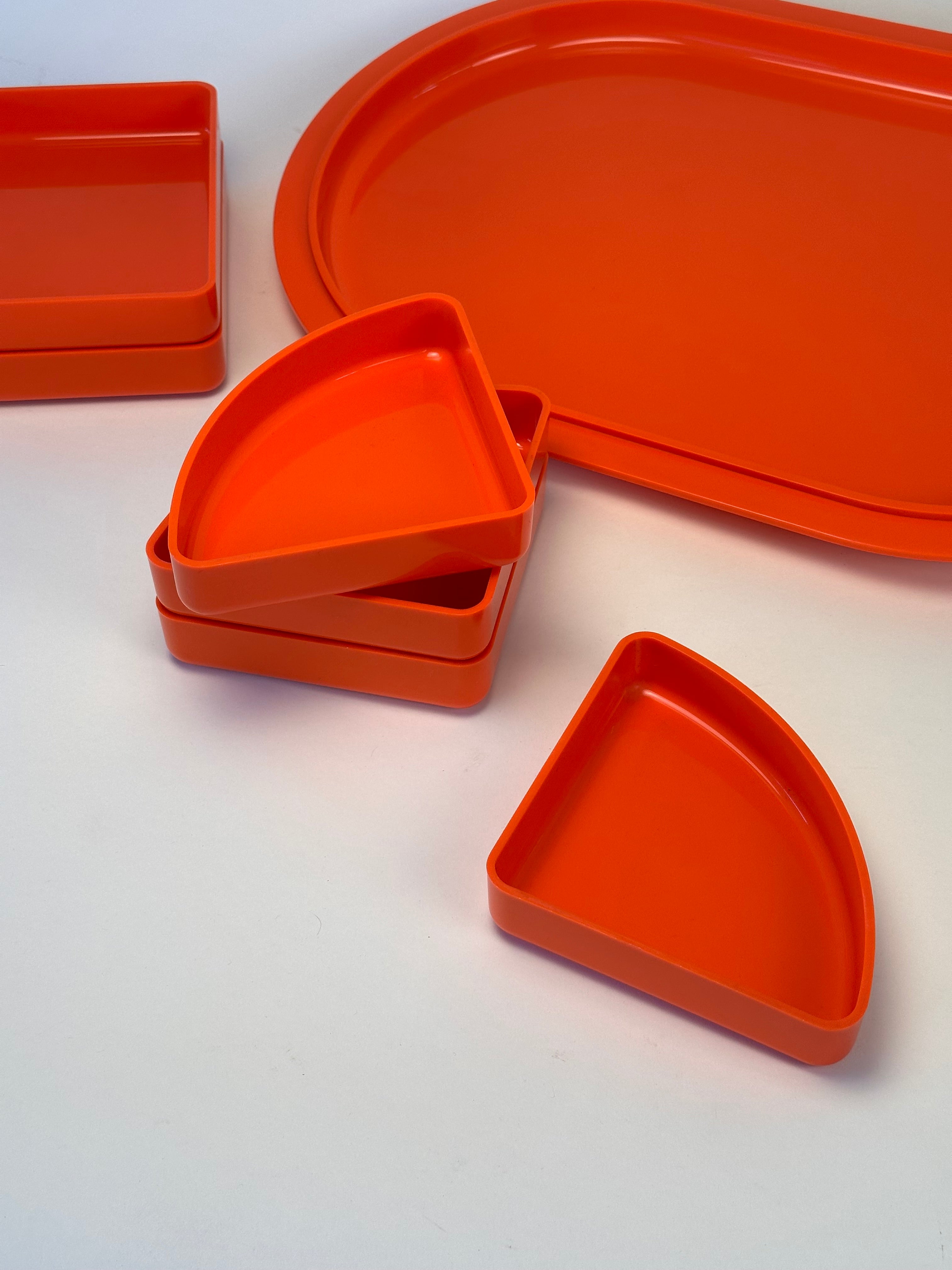 Ensemble de plateaux de service par André Morin fait au Québec