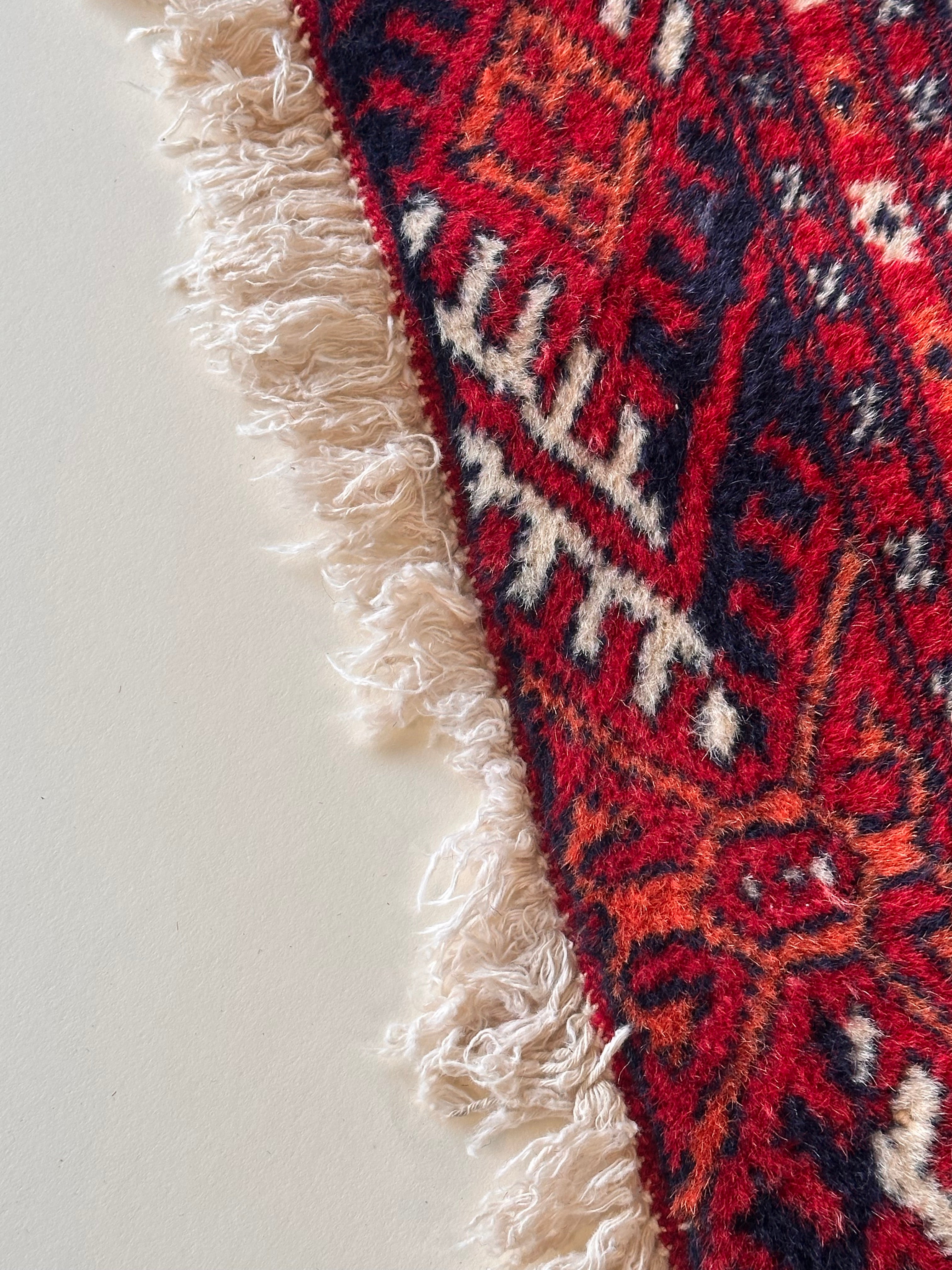 Tapis Bokhara vintage en laine,noué à la main