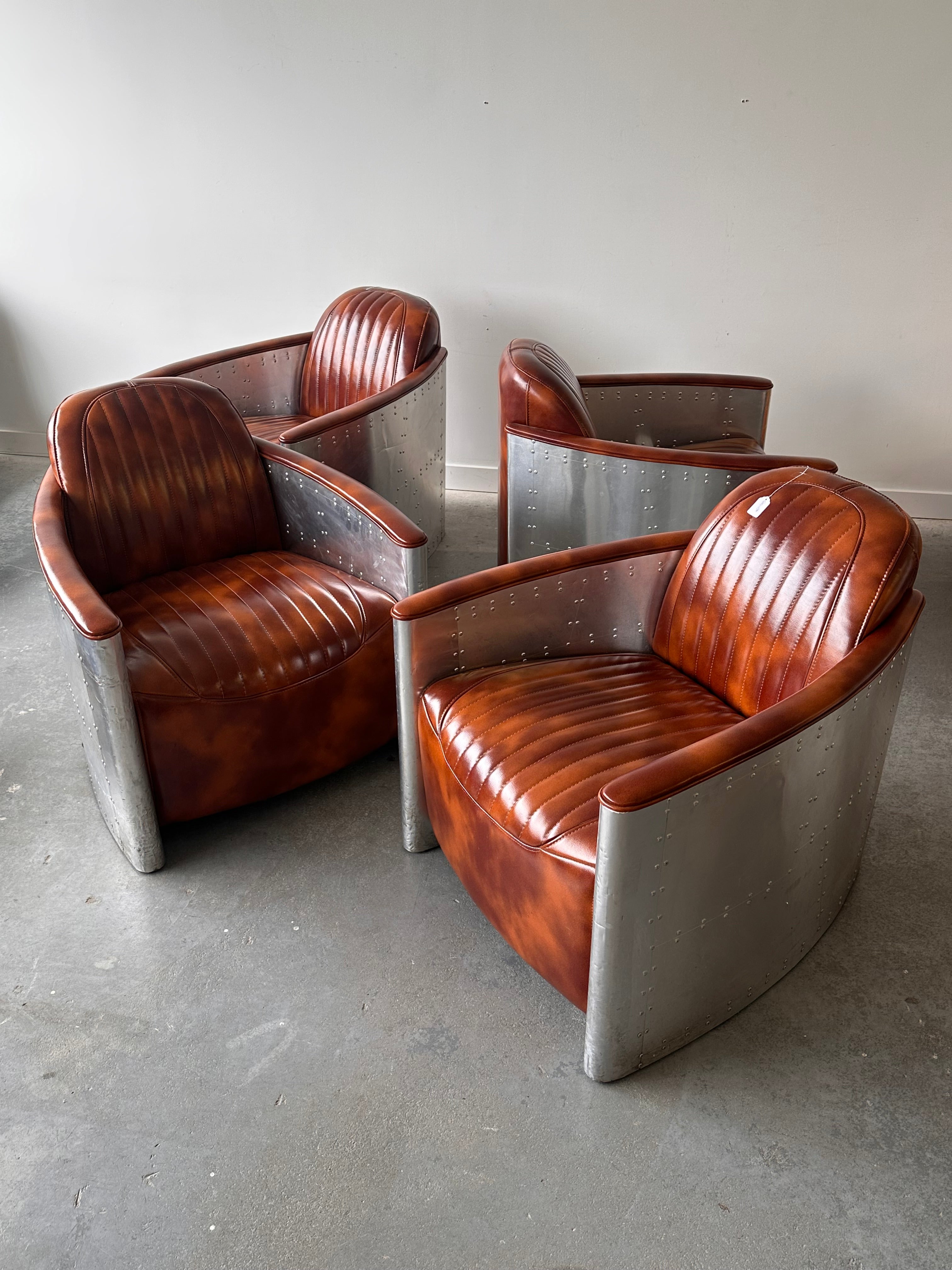 Chaise de lounge Aviateur en aluminium