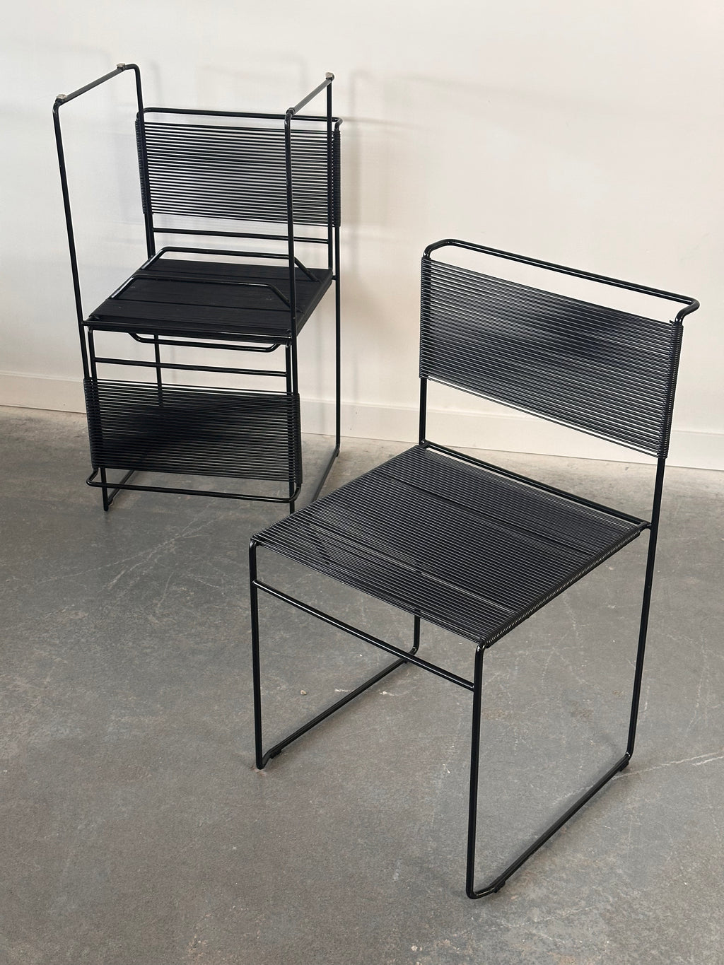 Set 4 Chaises SPAGHETTI par Giandomenico Belotti pour Fly Line, 1970 🇮🇹