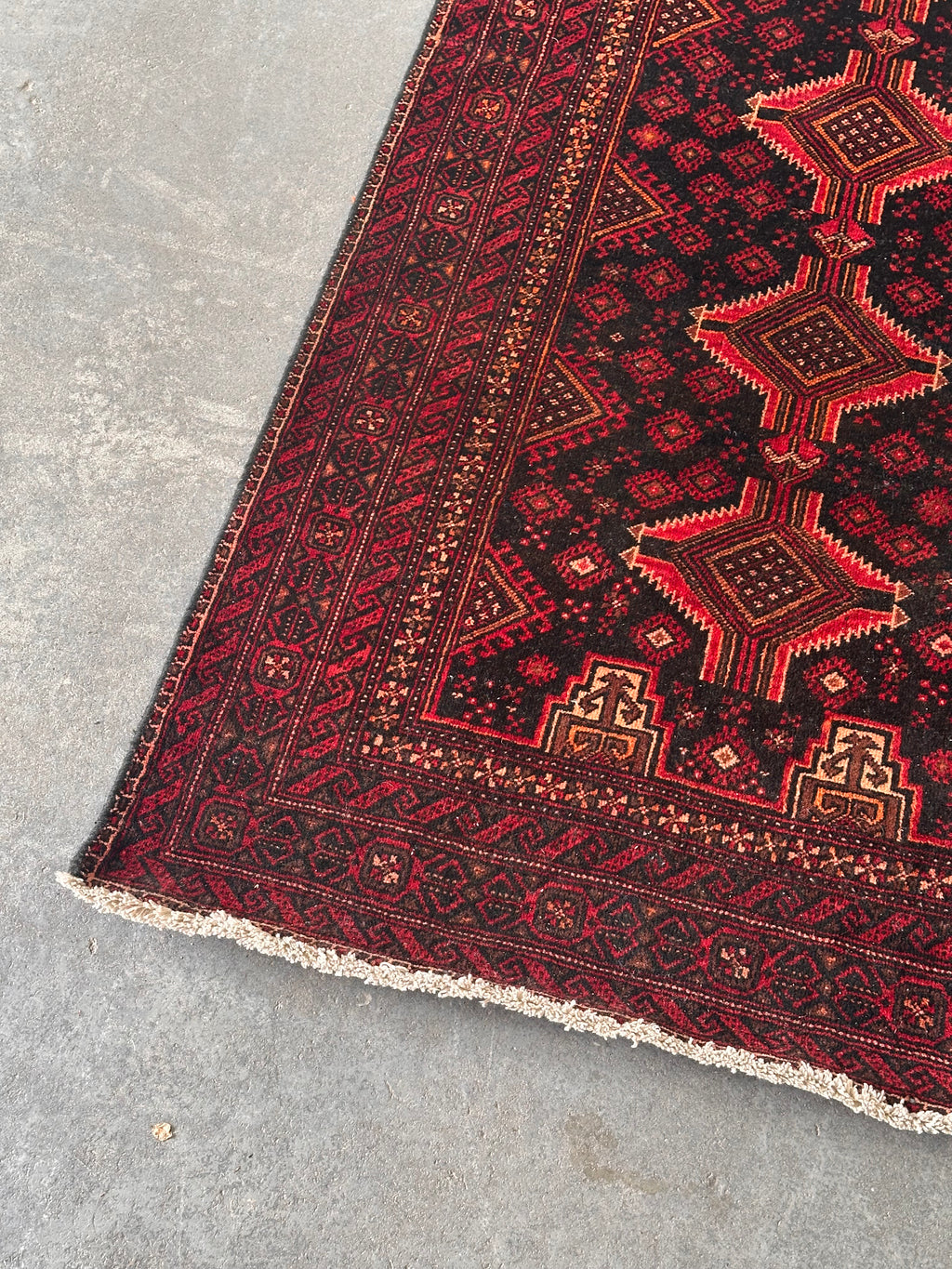 Tapis vintage perse en longueur
