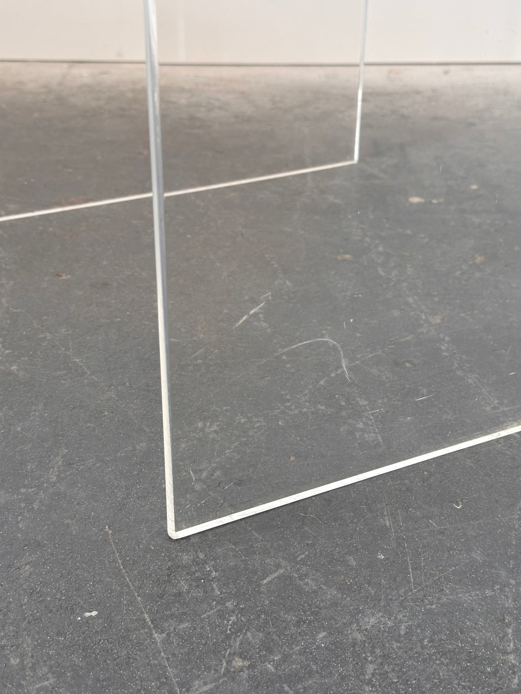 Set 3 tables gigognes en plexiglas