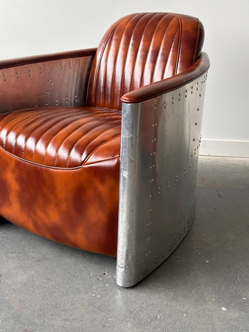 Chaise de lounge Aviateur en aluminium