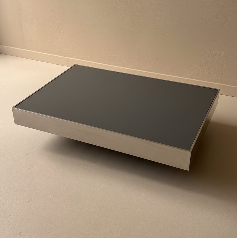 Table à café Italienne par Willy Rizzo pour Cidue, 1970s