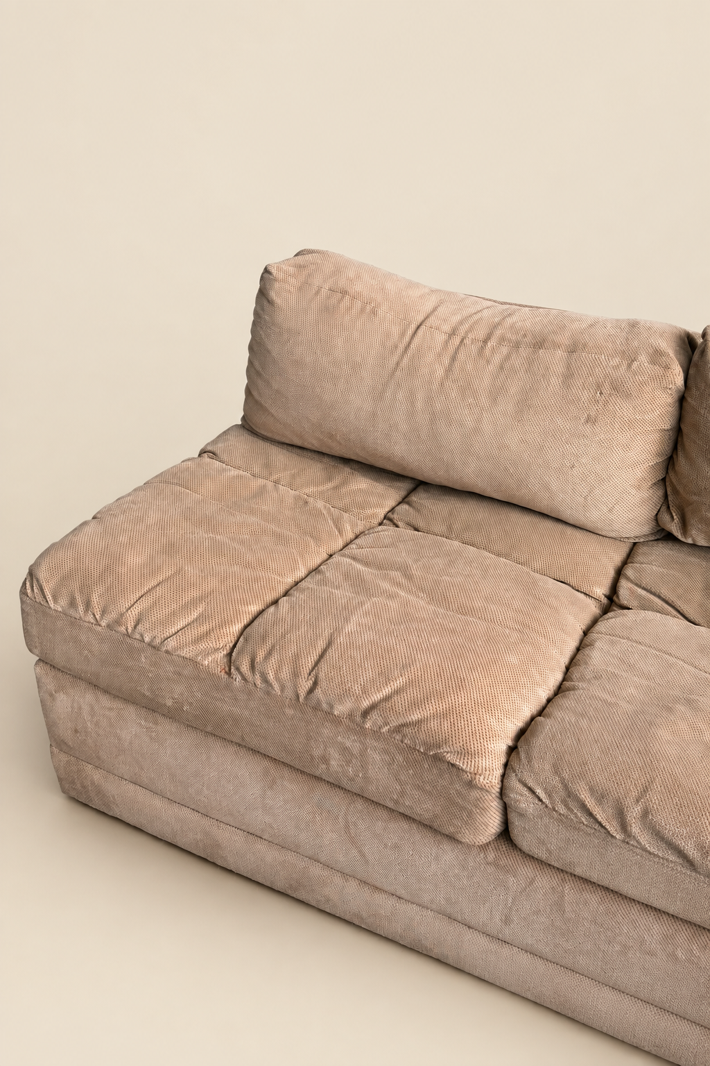 Sofa modulaire vintage 4 morceaux avec divan lit