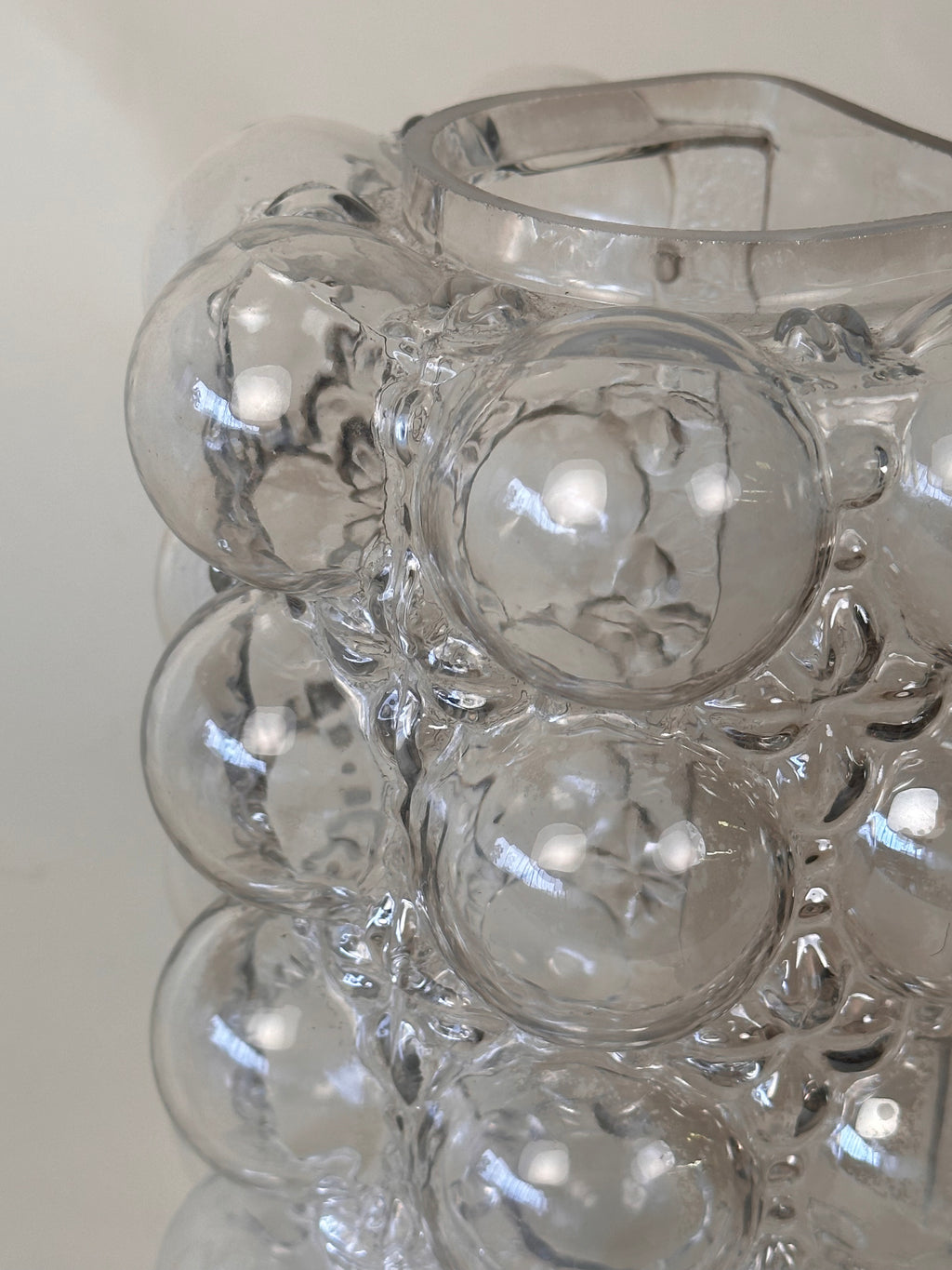 Pot de fleur vintage « bubble » dans le style d’Helena Tynell pour Limburg, Allemagne