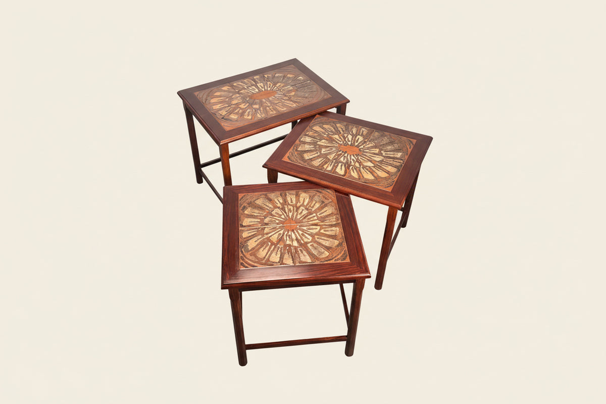 Tables gigognes par Møbelfabrikken Toften, Danemark, 1960s