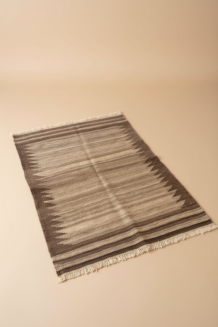 tapis "Kilim" plat tissé à la main, style navajo