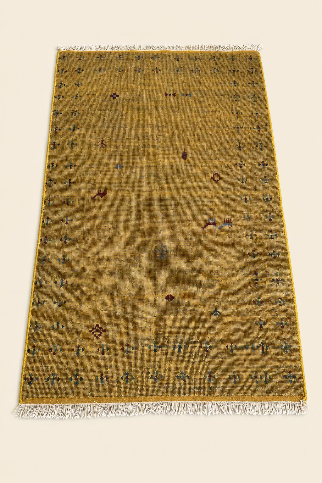 Tapis "Indo-Gabbeh" en laine par Ikea, 1990s