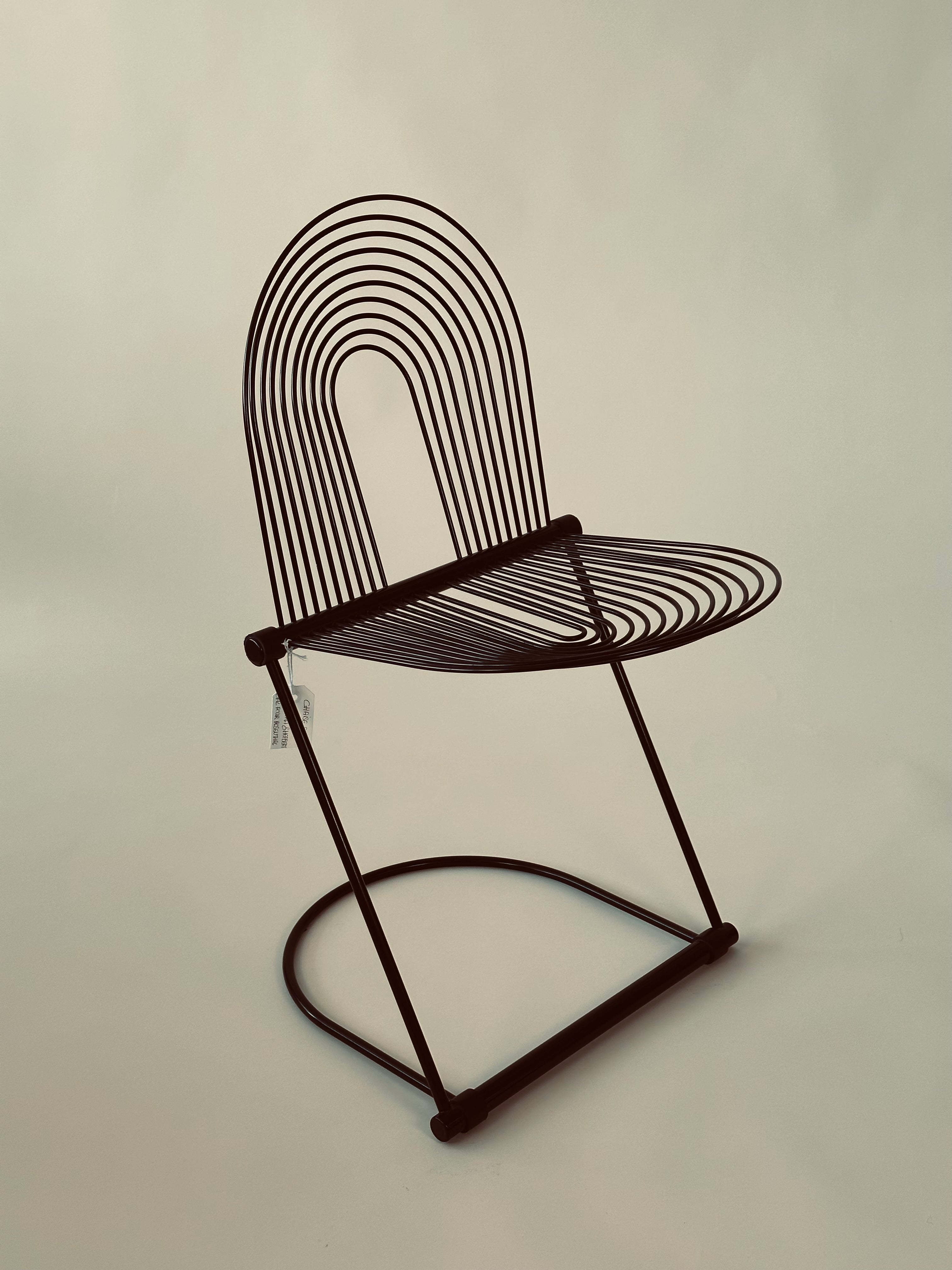 Chaise "swing" par Jutta et Hebert Ohl pour Rosenthal Lubke
