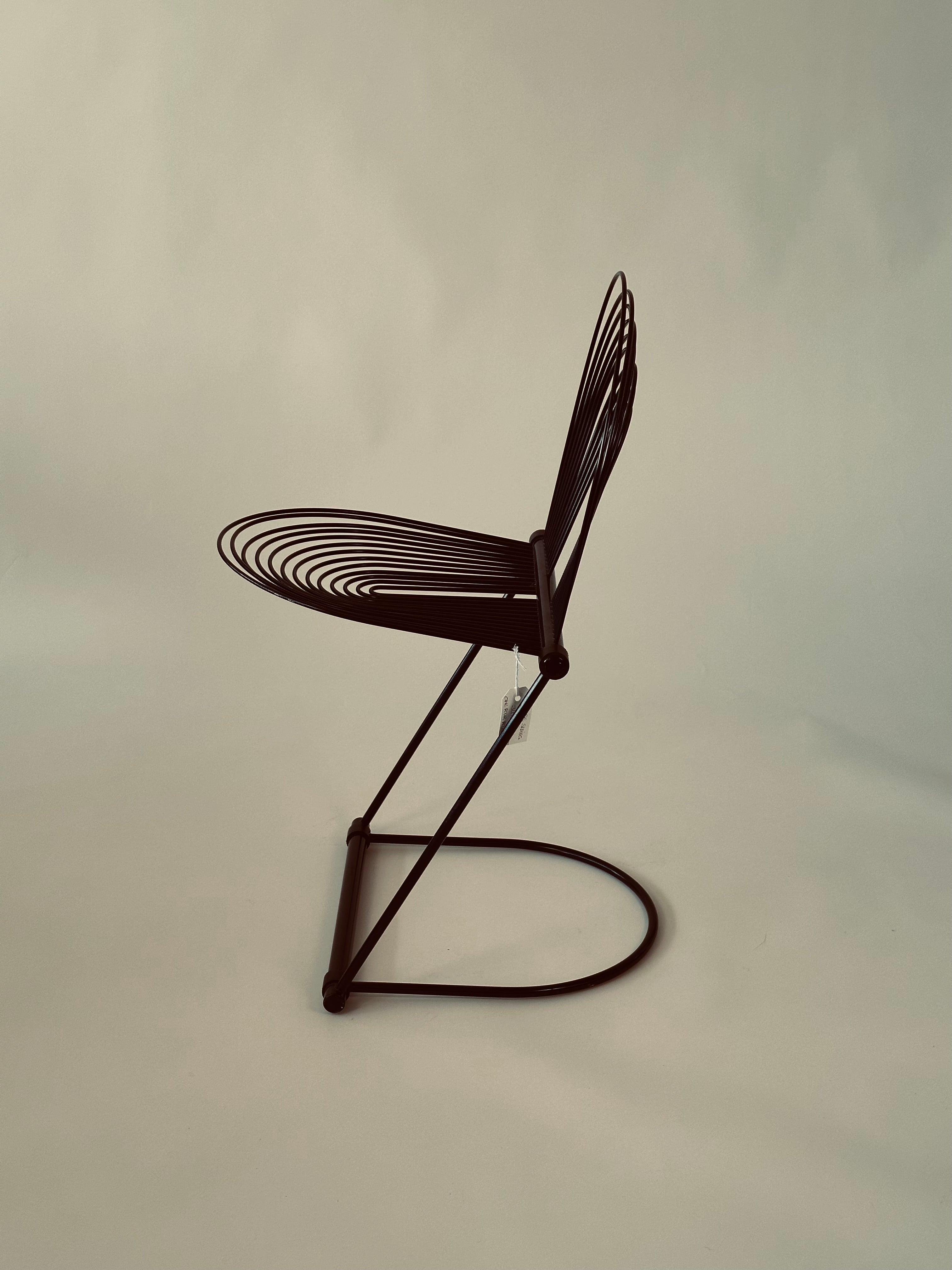 Chaise "swing" par Jutta et Hebert Ohl pour Rosenthal Lubke